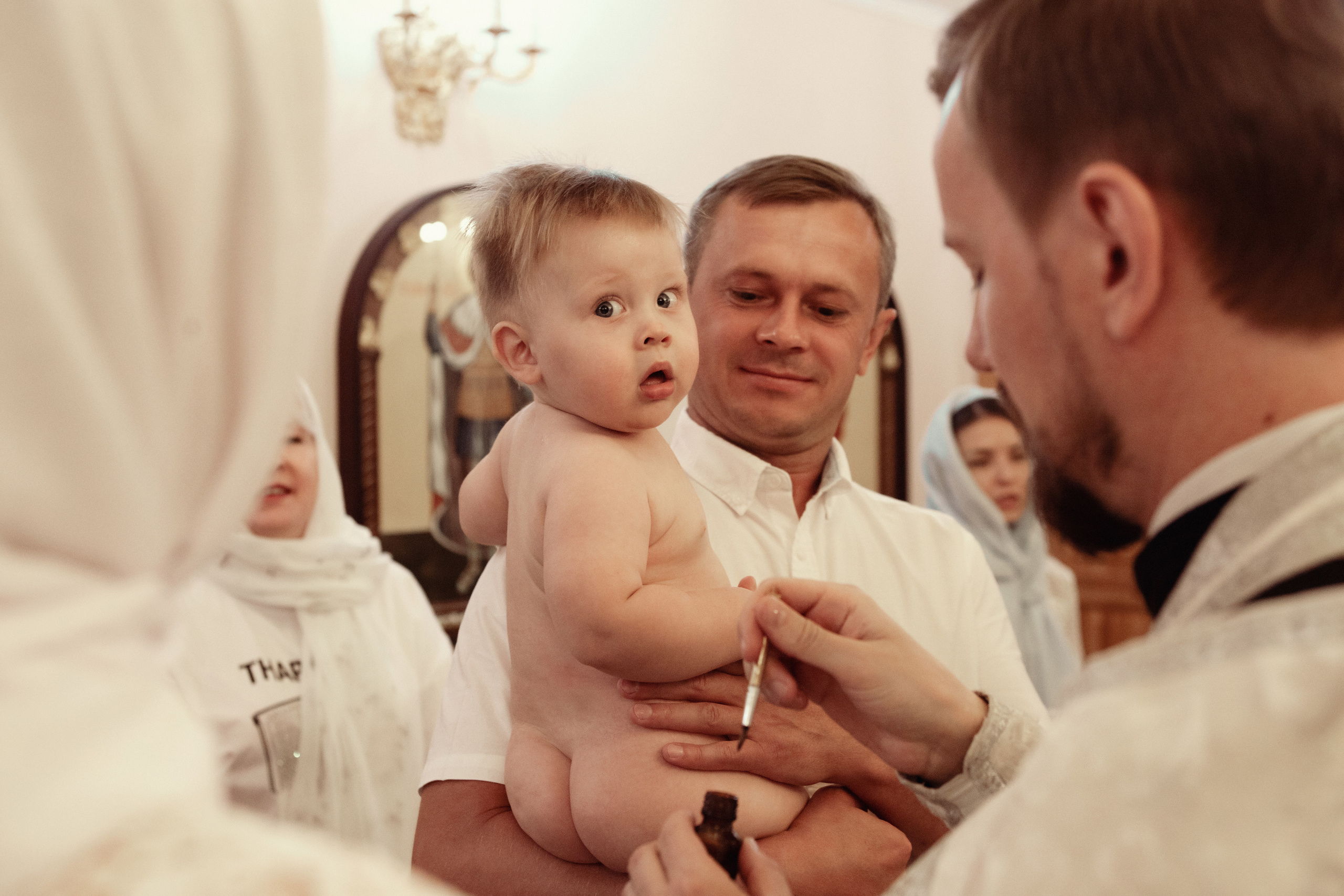 Крещение Ивана Храм Сергия Радонежского п. Ростоши. Фотограф новорожденных Оренбург Оксана Трофимова