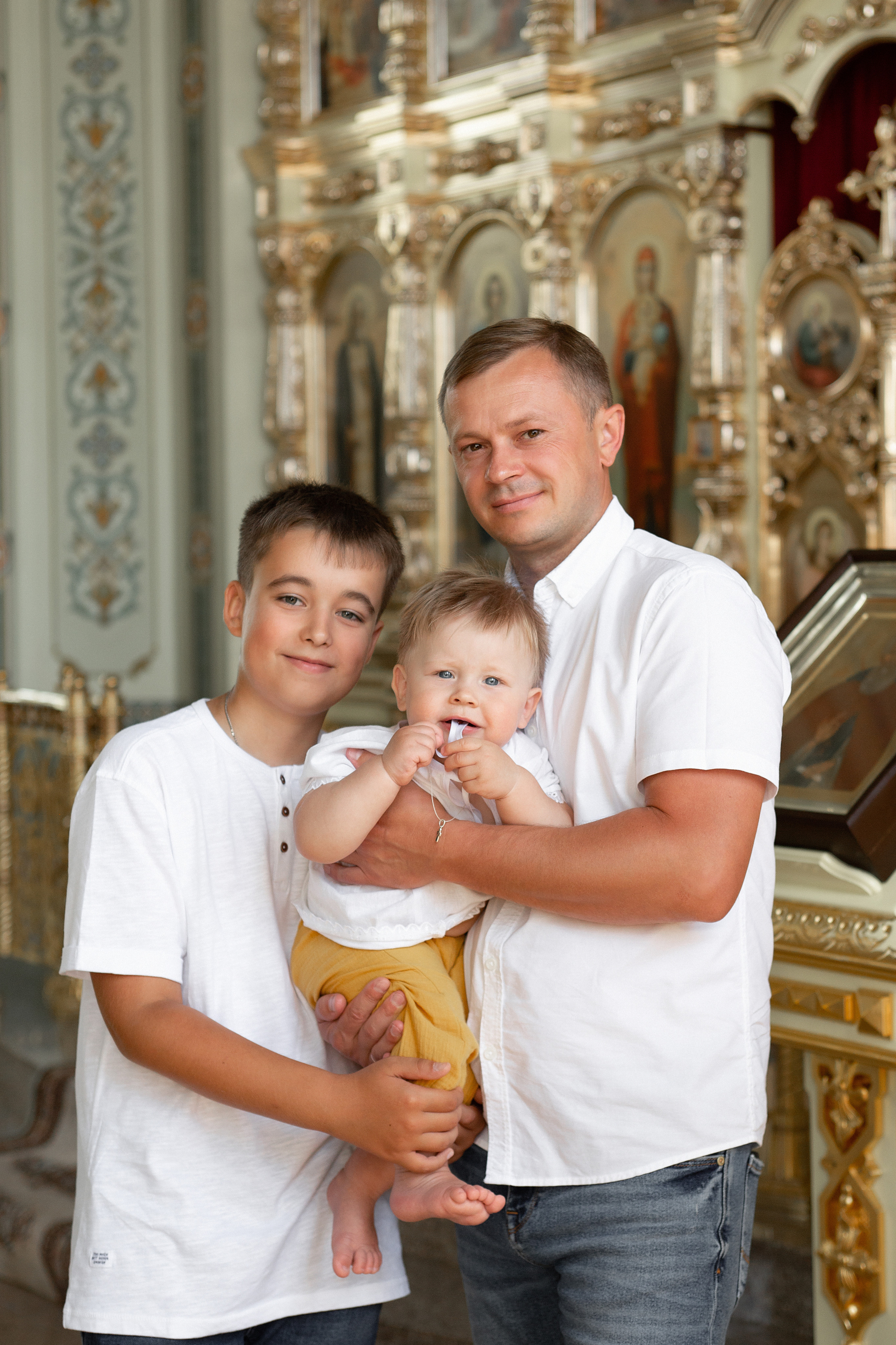 Крещение Ивана Храм Сергия Радонежского п. Ростоши. Фотограф новорожденных Оренбург Оксана Трофимова