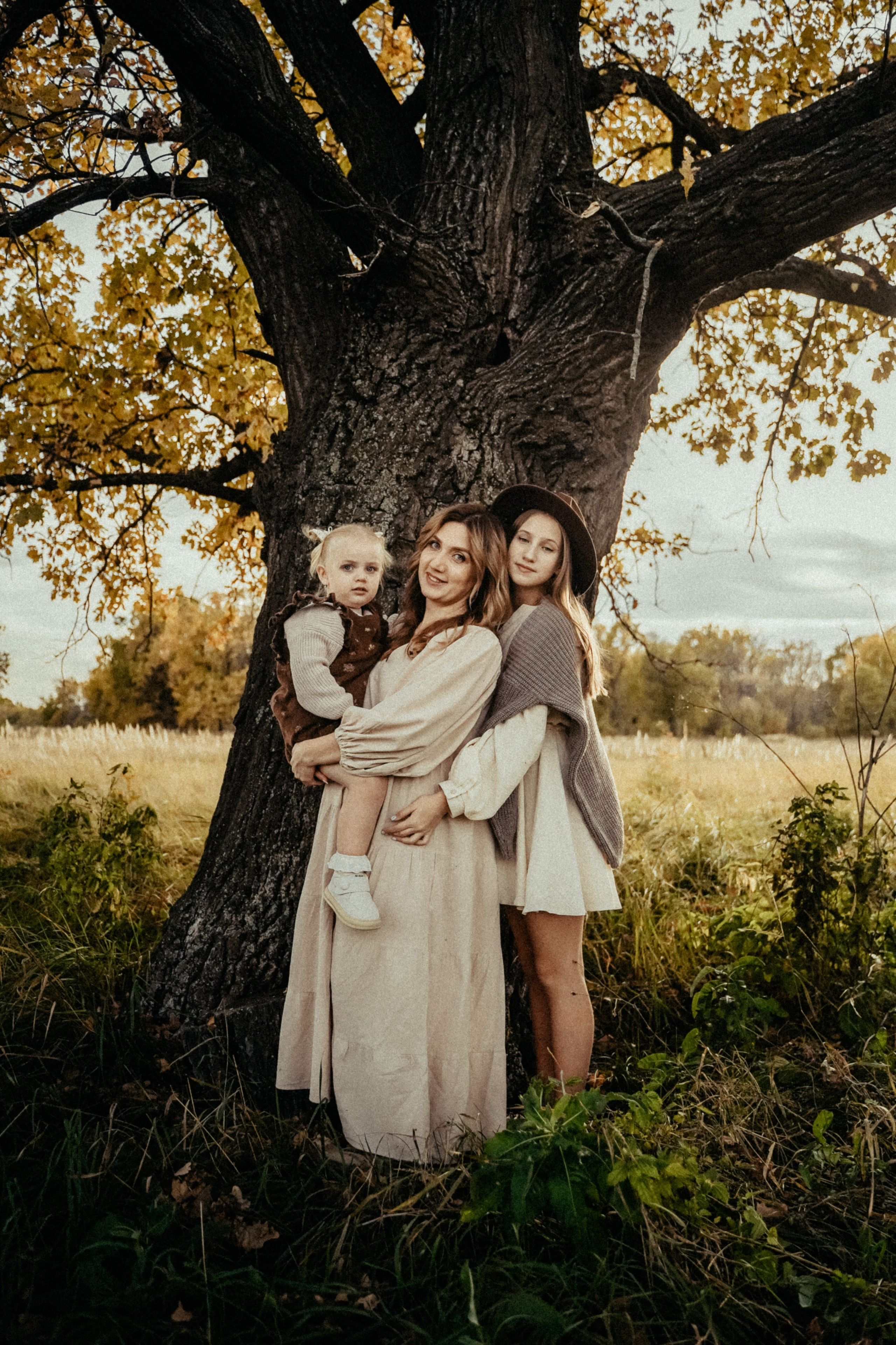 Семья на природе