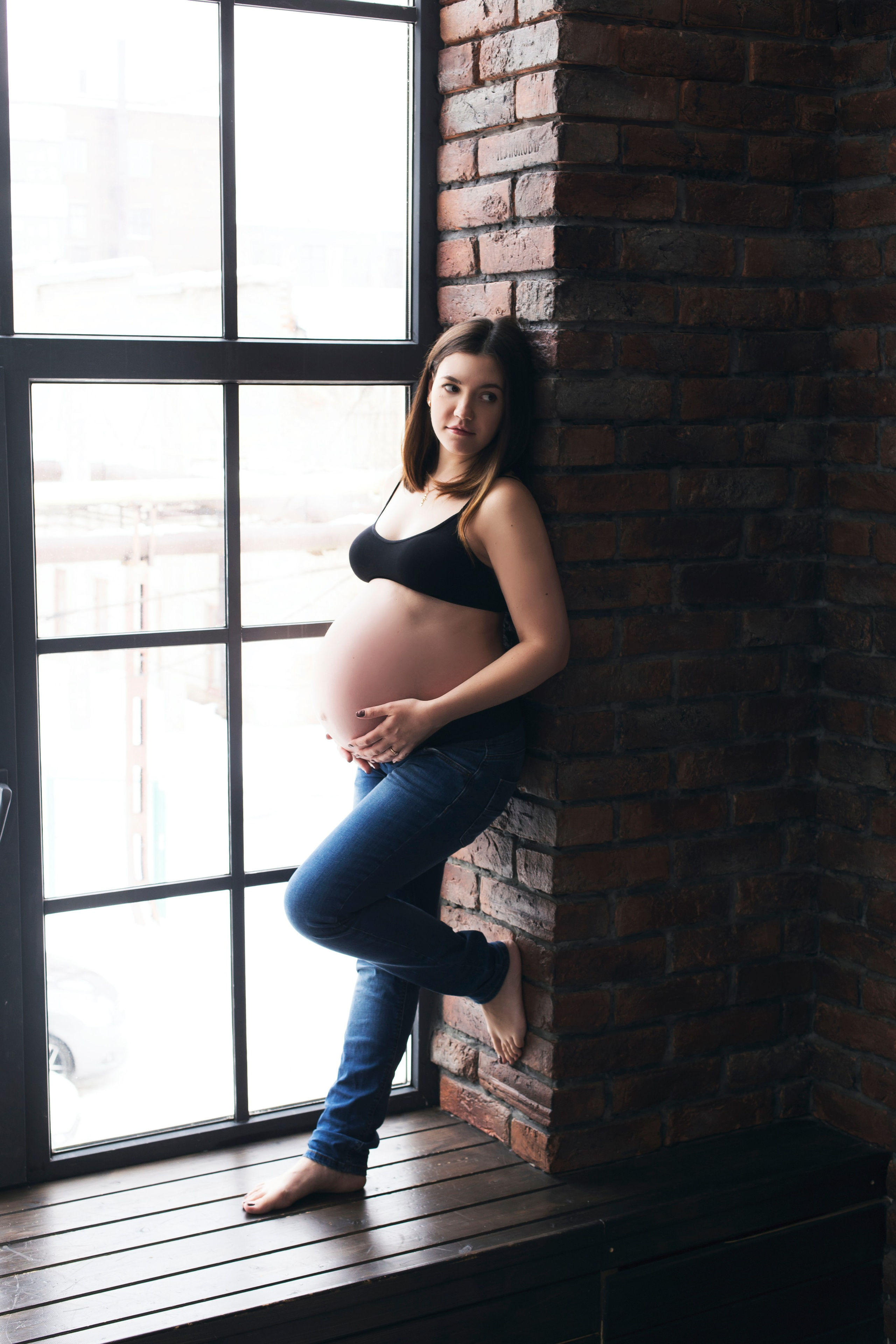 Съемка беременности в студии. Фотограф новорожденных и детский в Сергиевом Посаде Кругликова Юлия