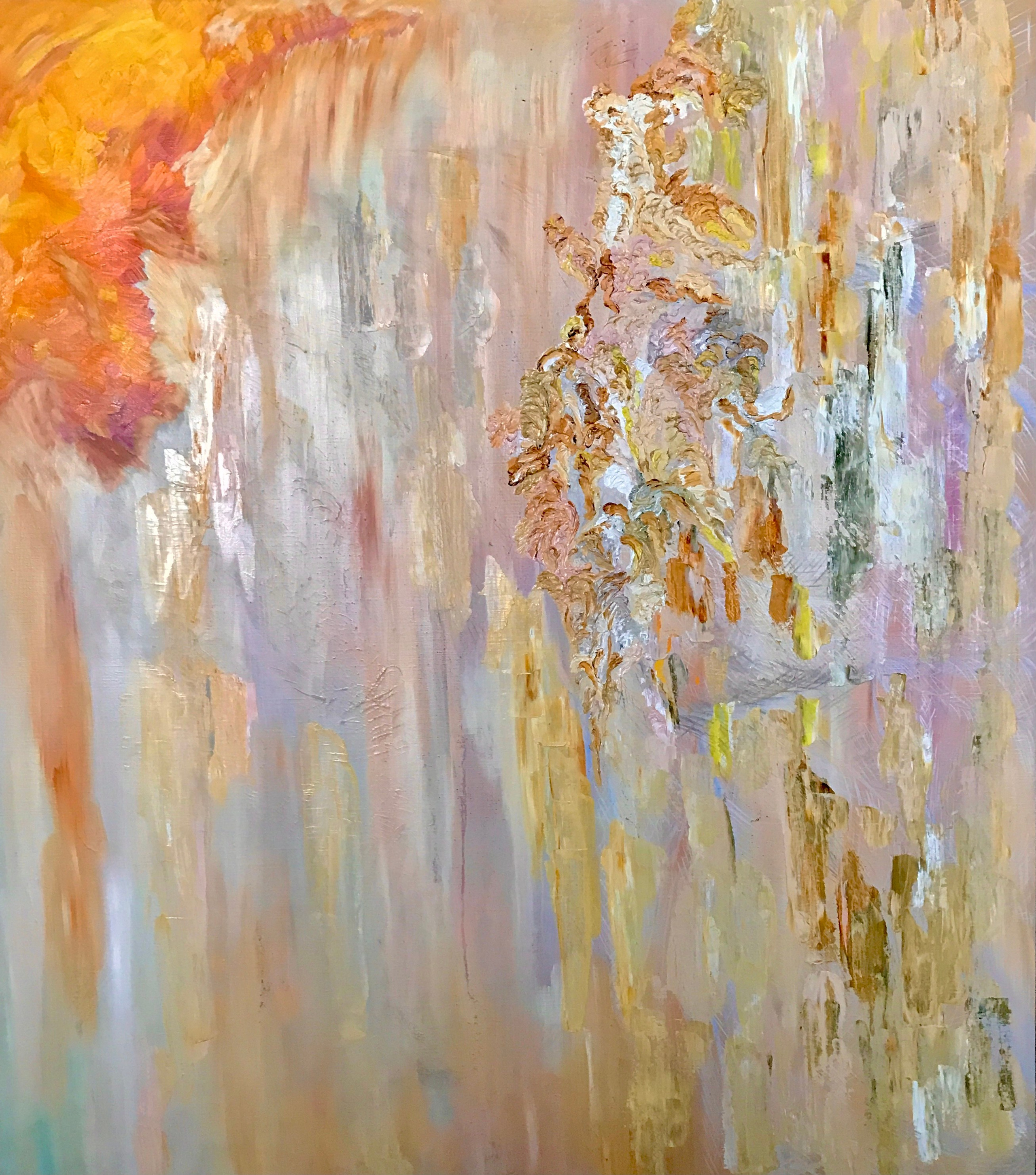 Пласты времени, 90х80 см, холст, масло.