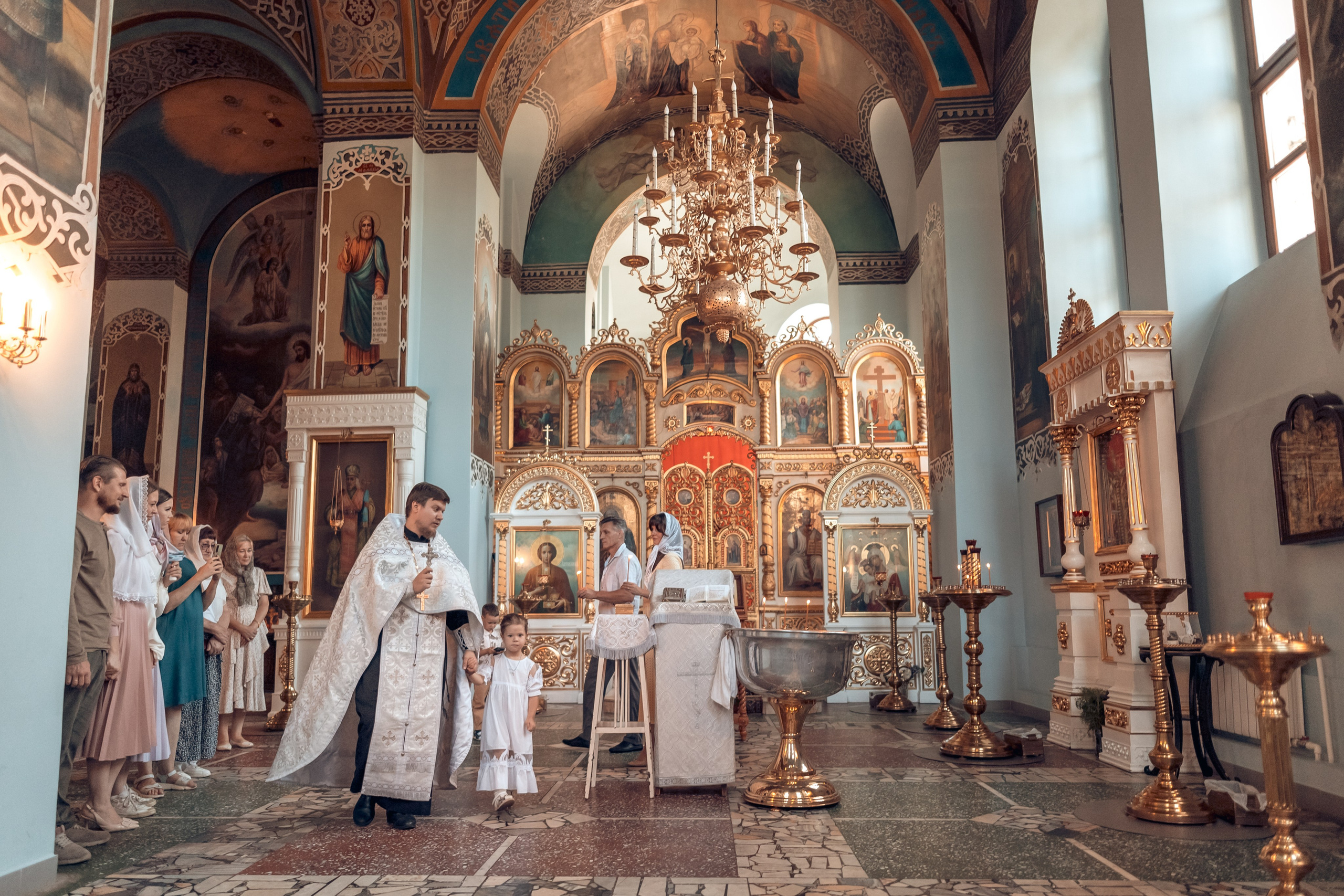 Таинство Крещения Ярославы. Храм Сошествия Святого Духа. Главная