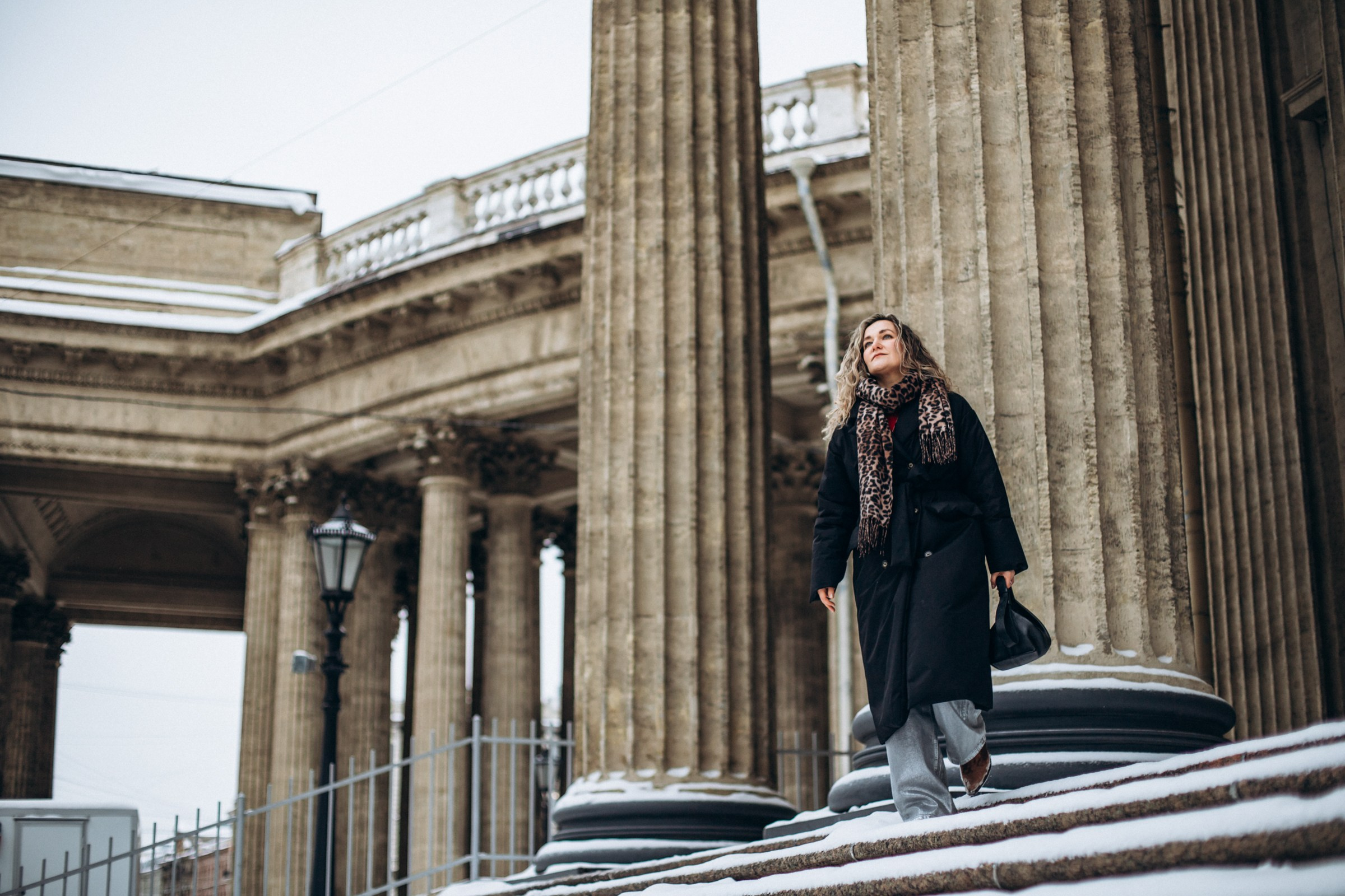 Юлия в декабре. Фотопрогулка в Петербурге. Индивидуальный и семейный фотограф в Санкт-Петербурге