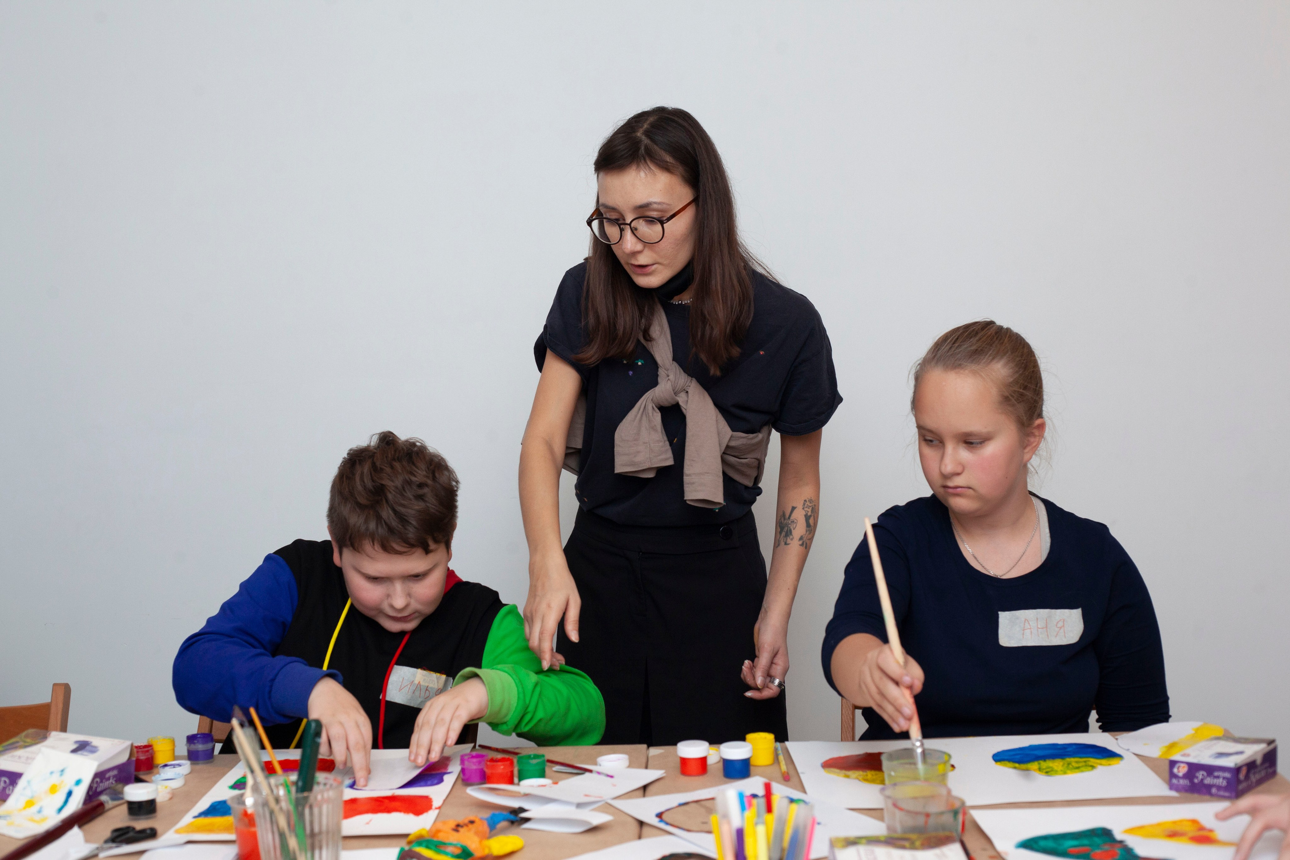 Детский мастер-класс в ММОМА. Stanislav Baryshev — People. Emotions. Atmosphere