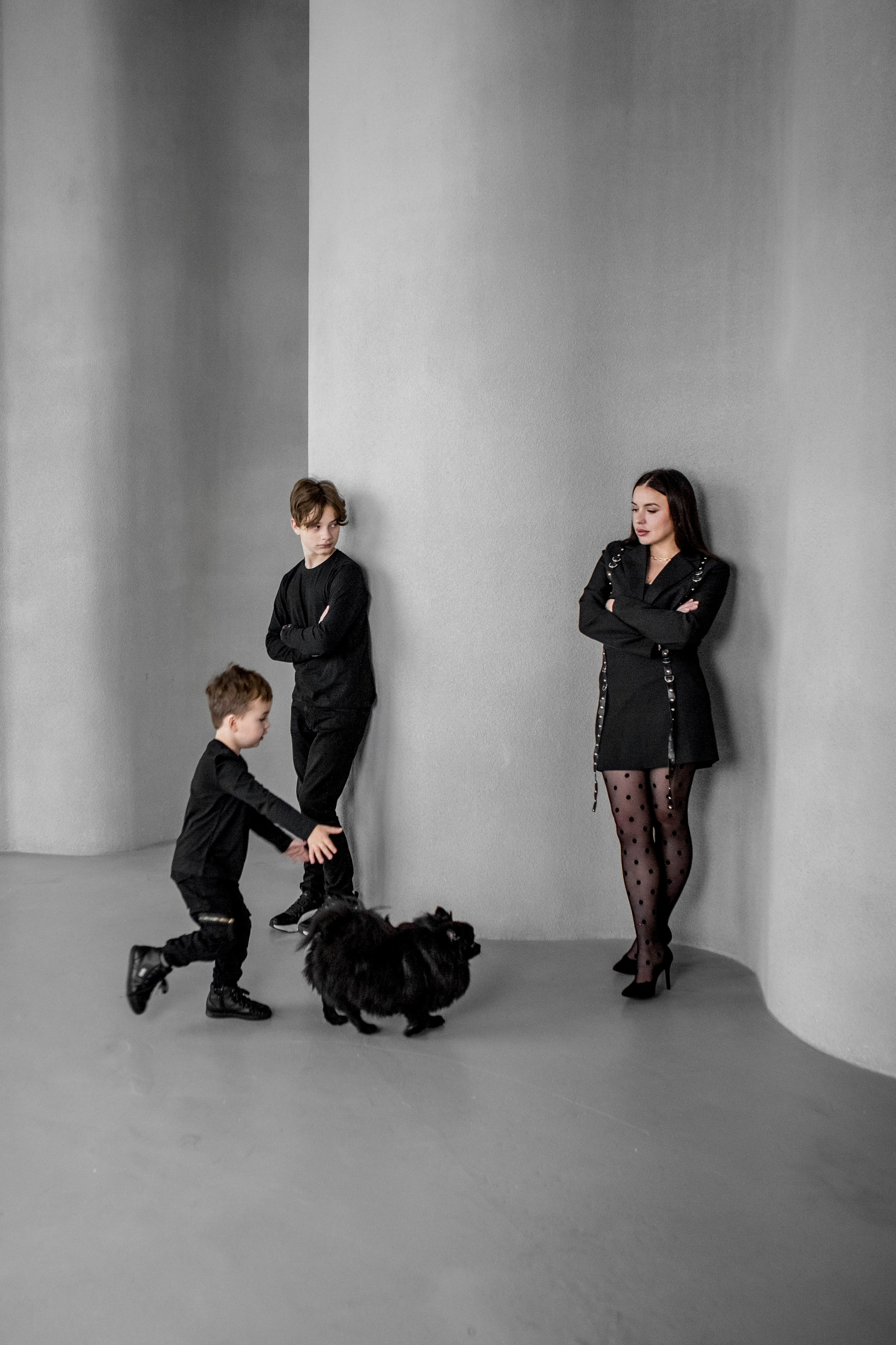 Мама и сыновья. Фотограф Екатерина Голицына