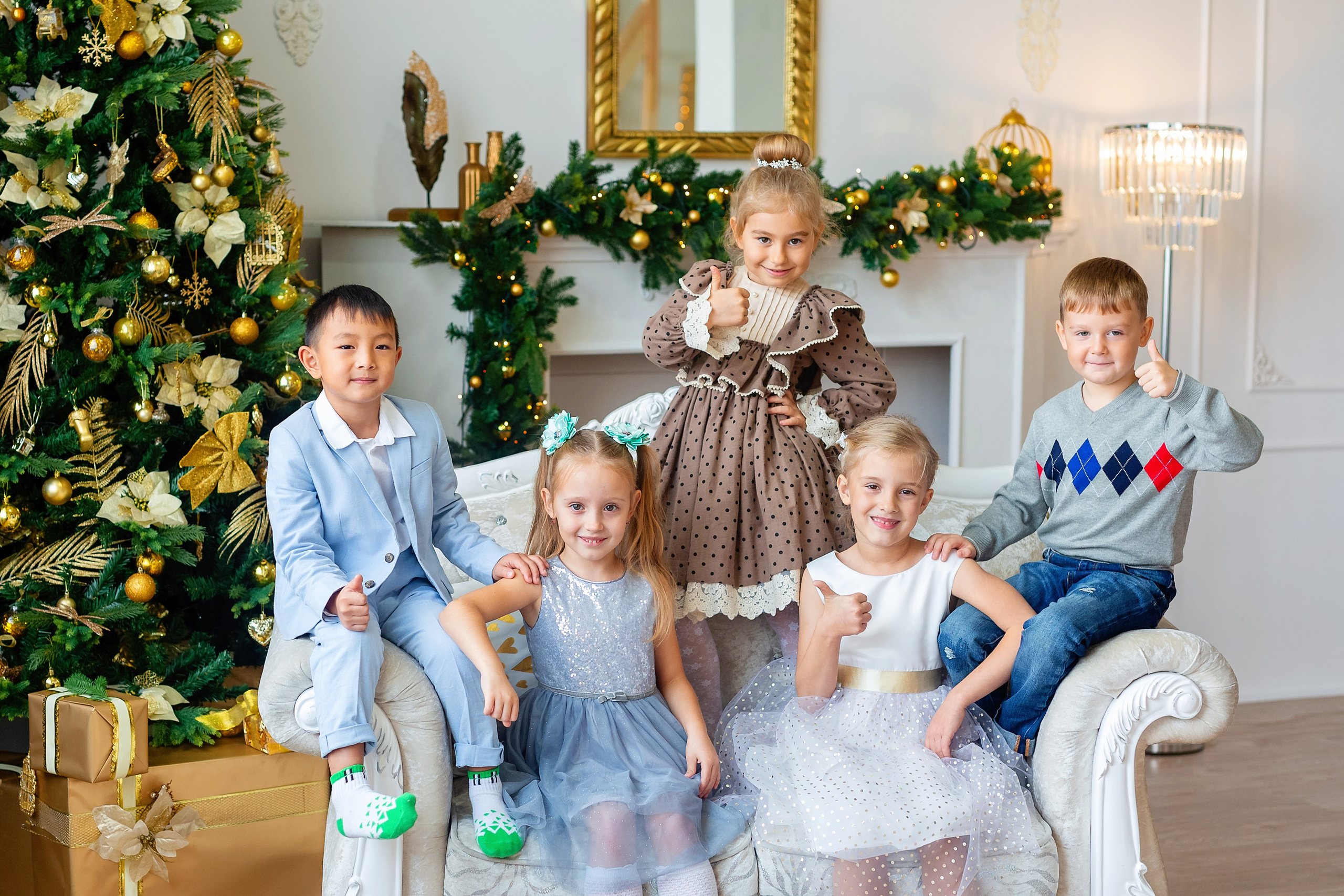 В фотостудии «Новый год». Стильный выпускной альбом Владивосток фотограф Вероника Мигачева