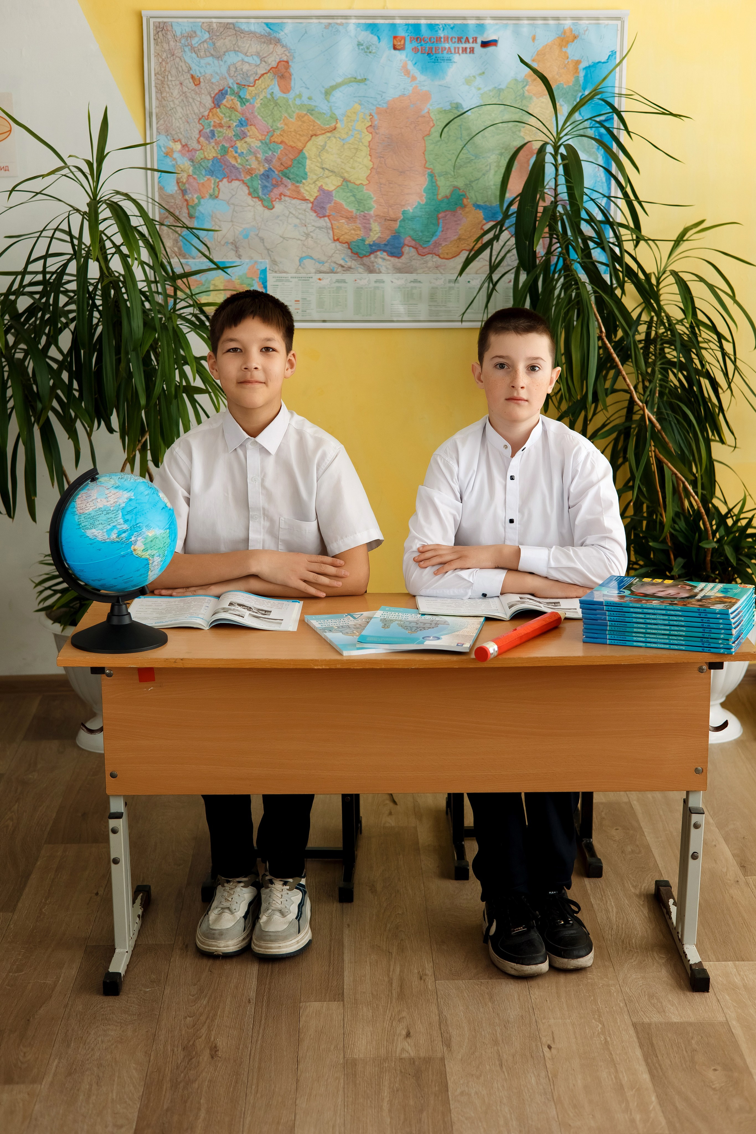 4 класс с. Барабаш. Фотограф Любовь Корниенко, Примоский край