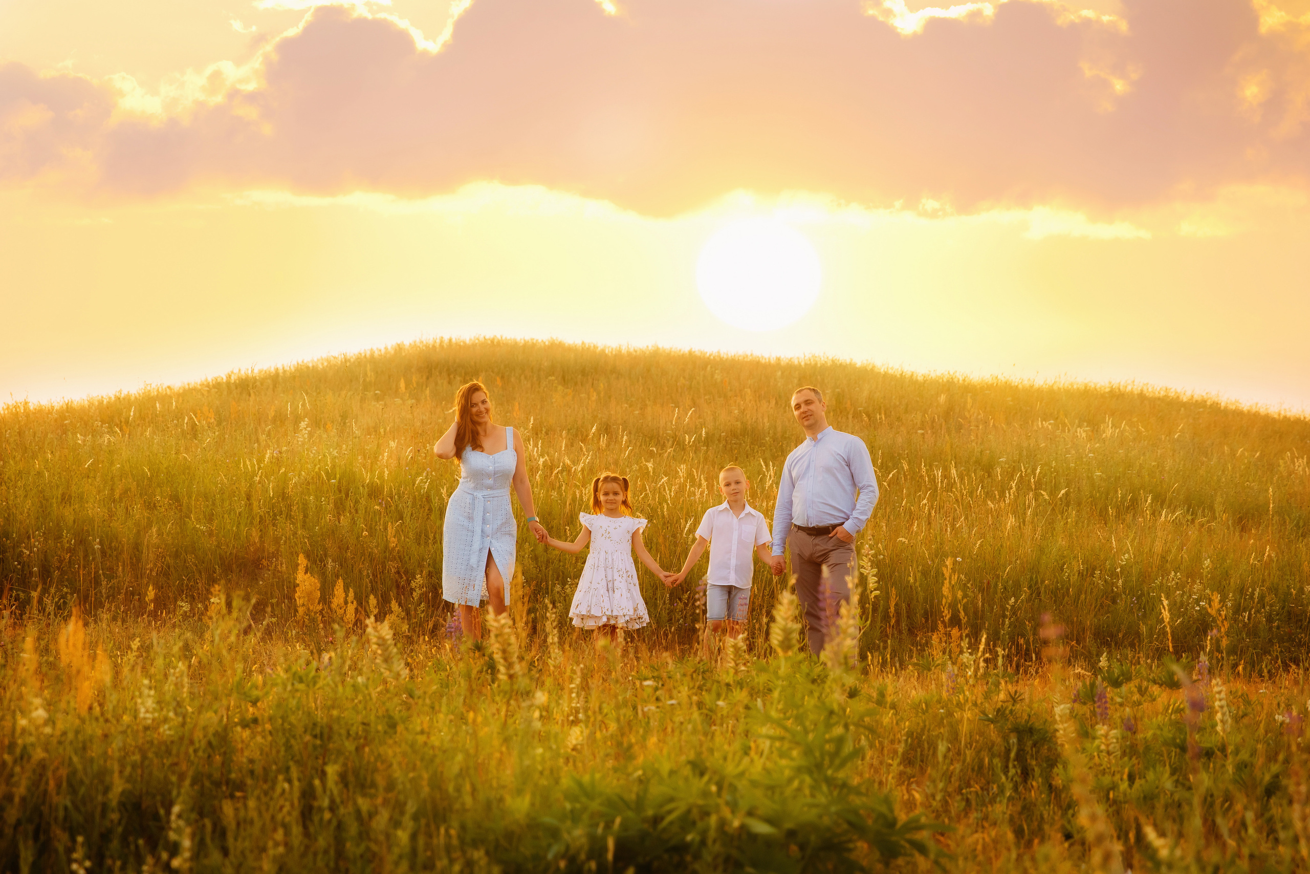 ТЕПЛЫЙ ЛЕТНИЙ ВЕЧЕР. Женский и семейный фотограф Елена Петрова
