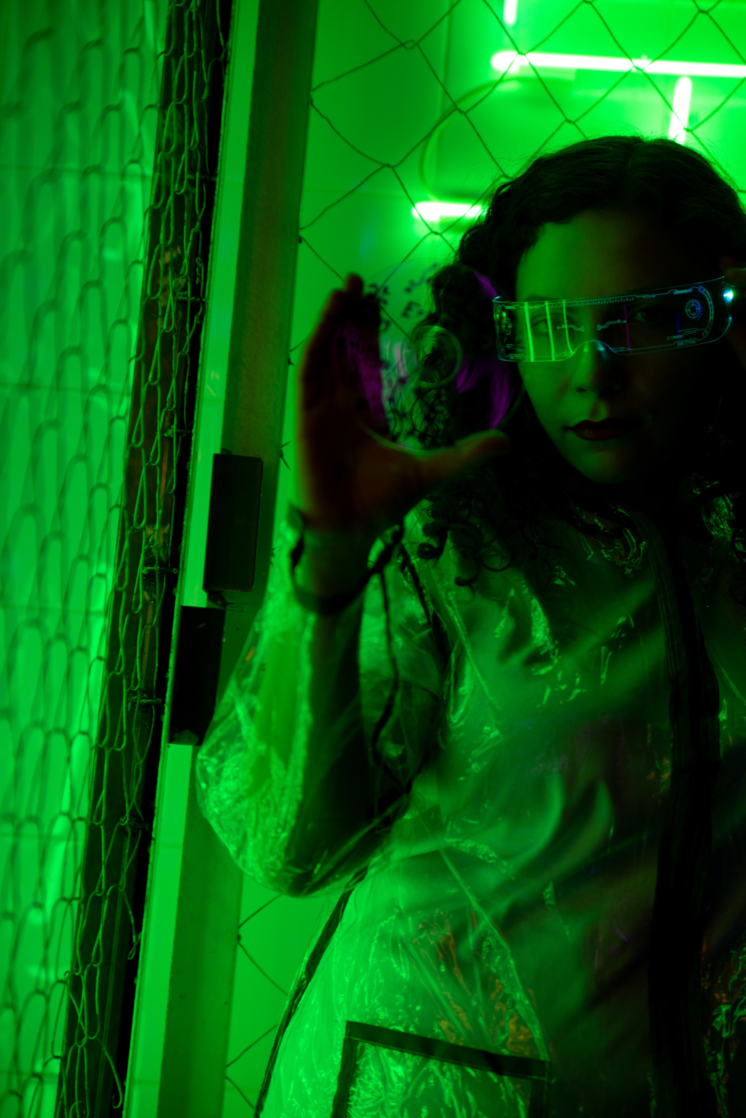 Анна в стиле киберпанк. Фотограф и дизайнер в Москве Екатерина Лобачева