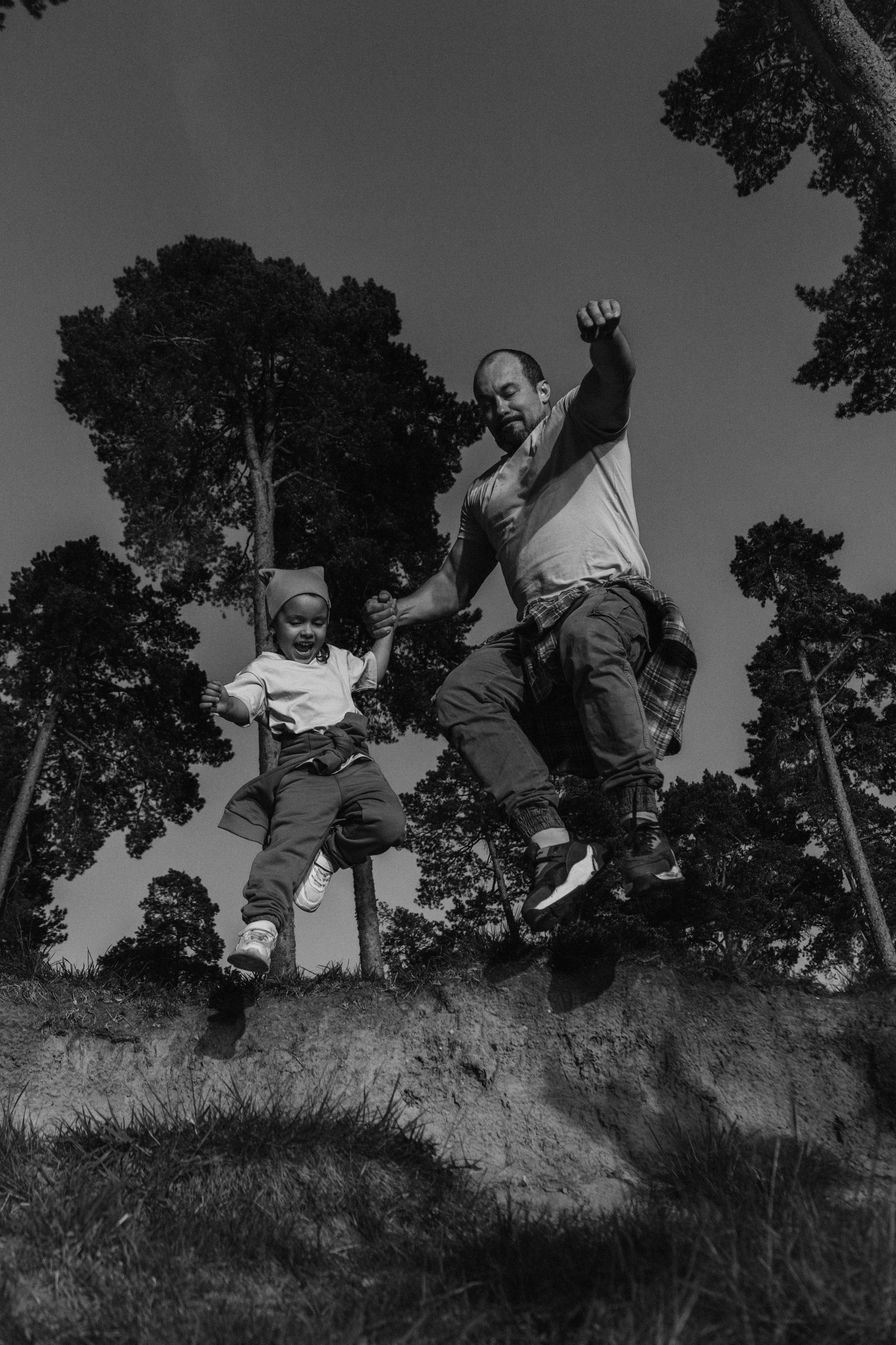 Закатная фотосессия папы и дочки. Семейный фотограф в Москве, Щелково, Фрязино _ Виктория Степанова