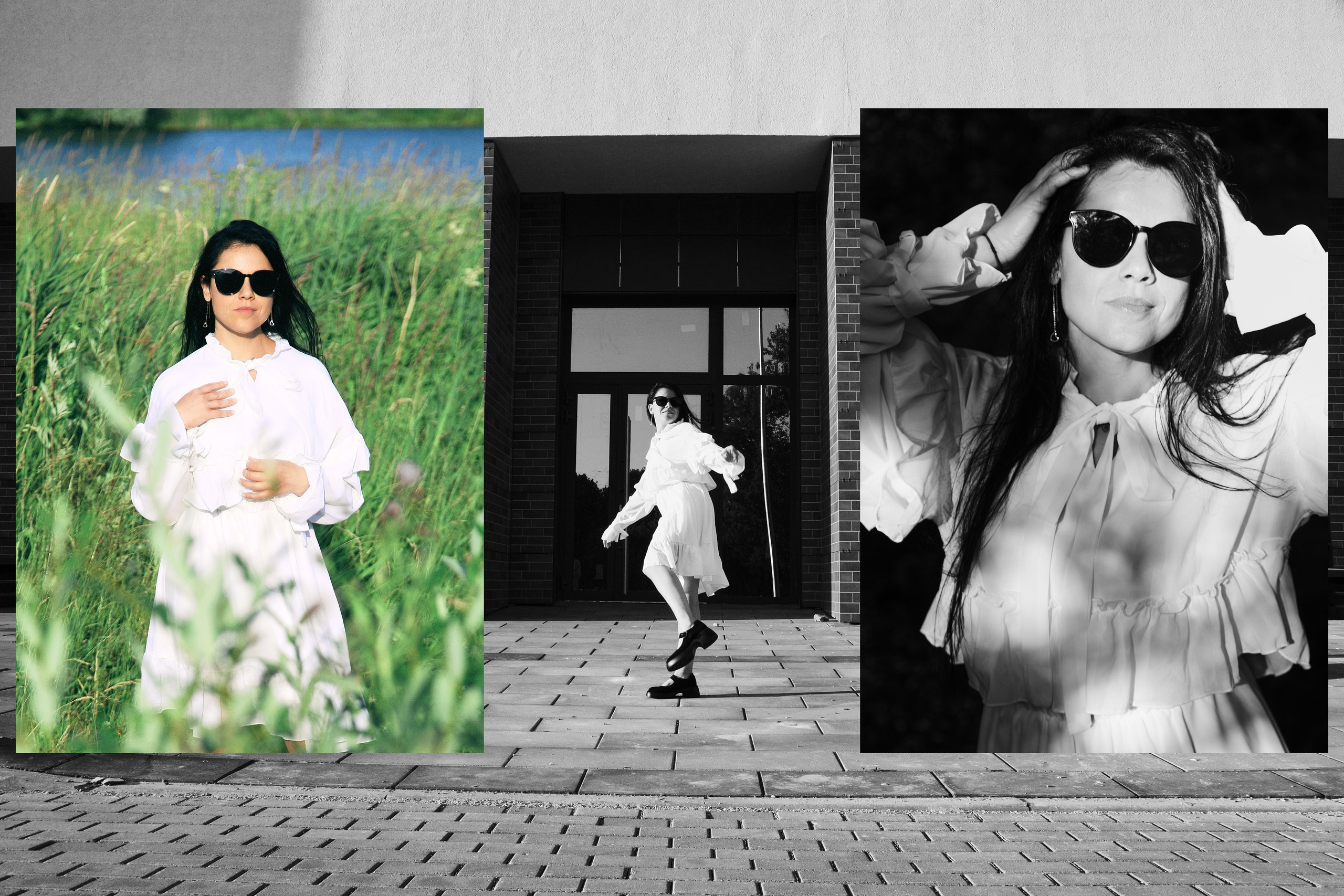 Уличная фотосессия в Иваново коллаж. Портретный и свадебный фотограф в Иваново Максим Гаврилин