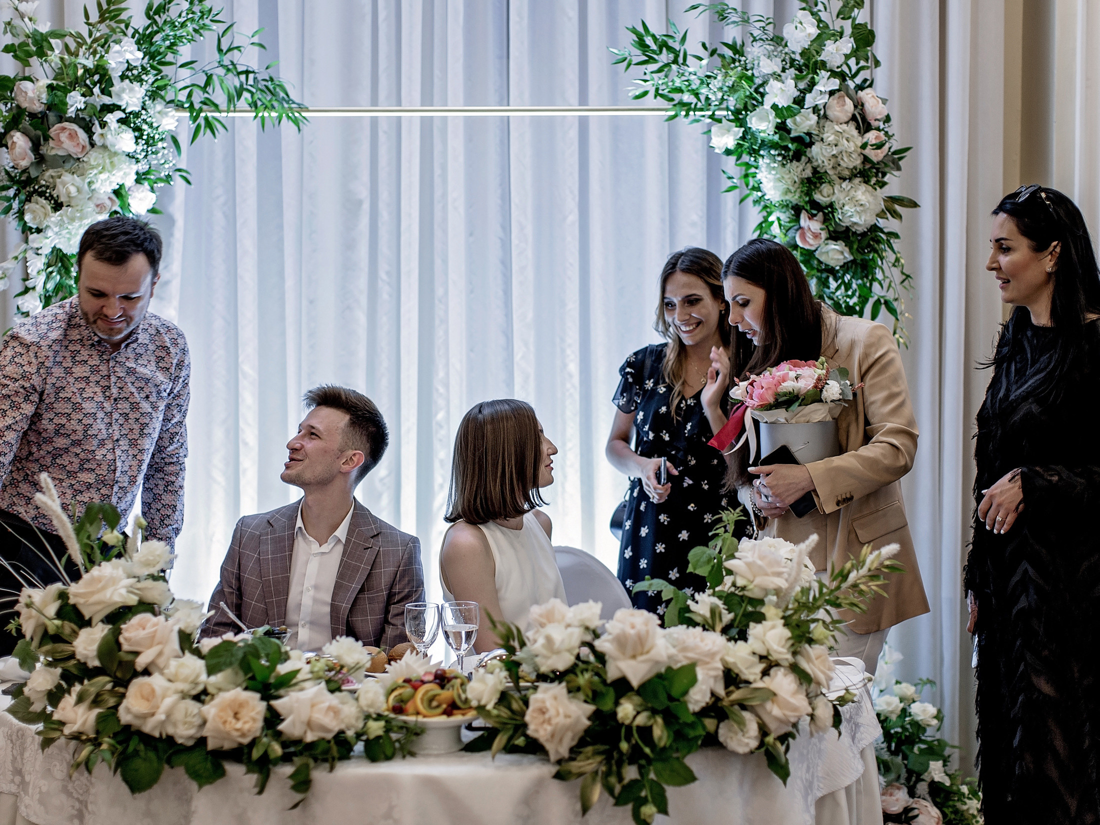 Свадьба с гостями. Свадебный и портретный фотограф Москва