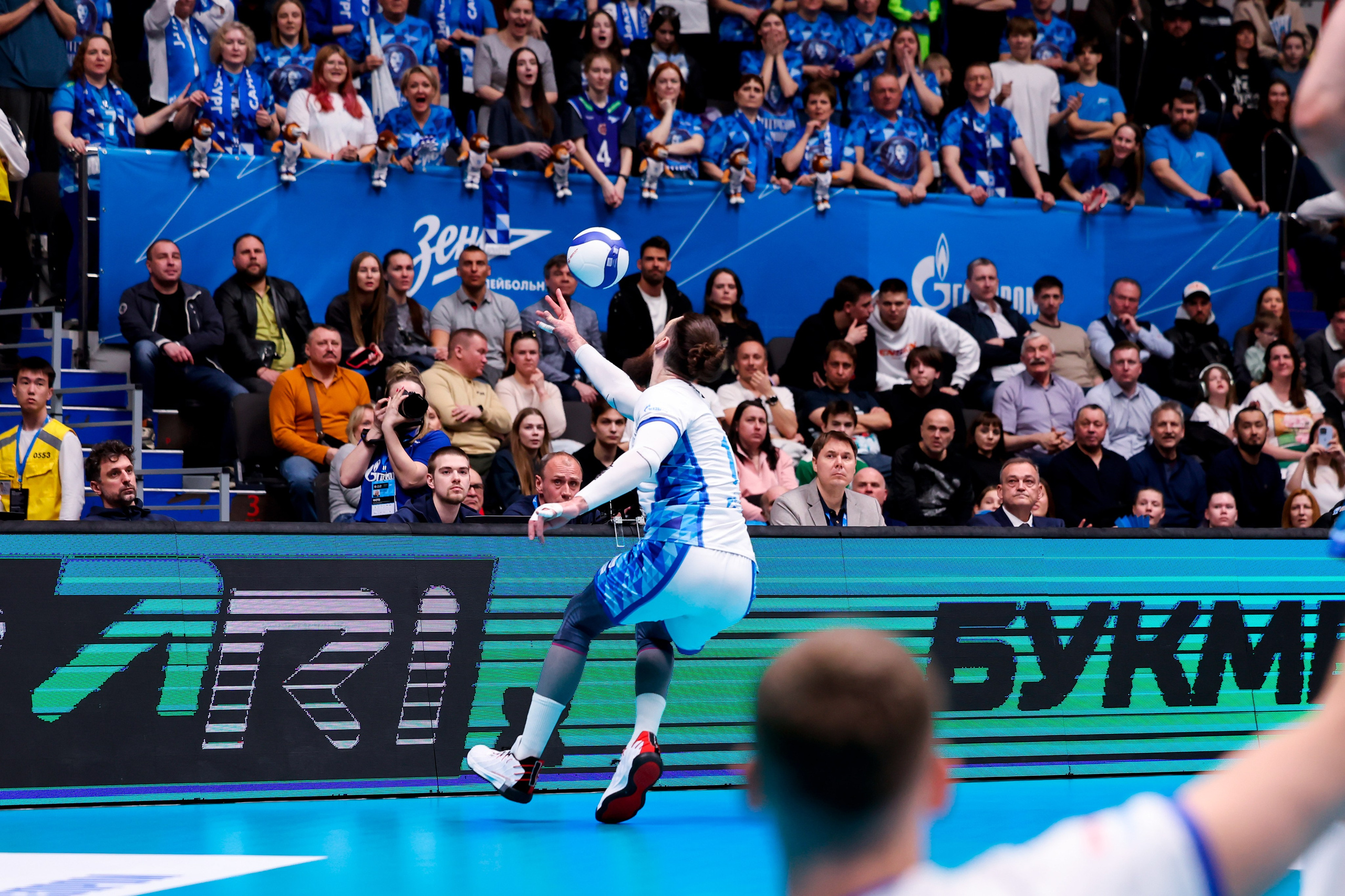 ВК Зенит — ВК Белогорье 08.04.2025. Спортивный и репортажный фотограф Антон Тереханов