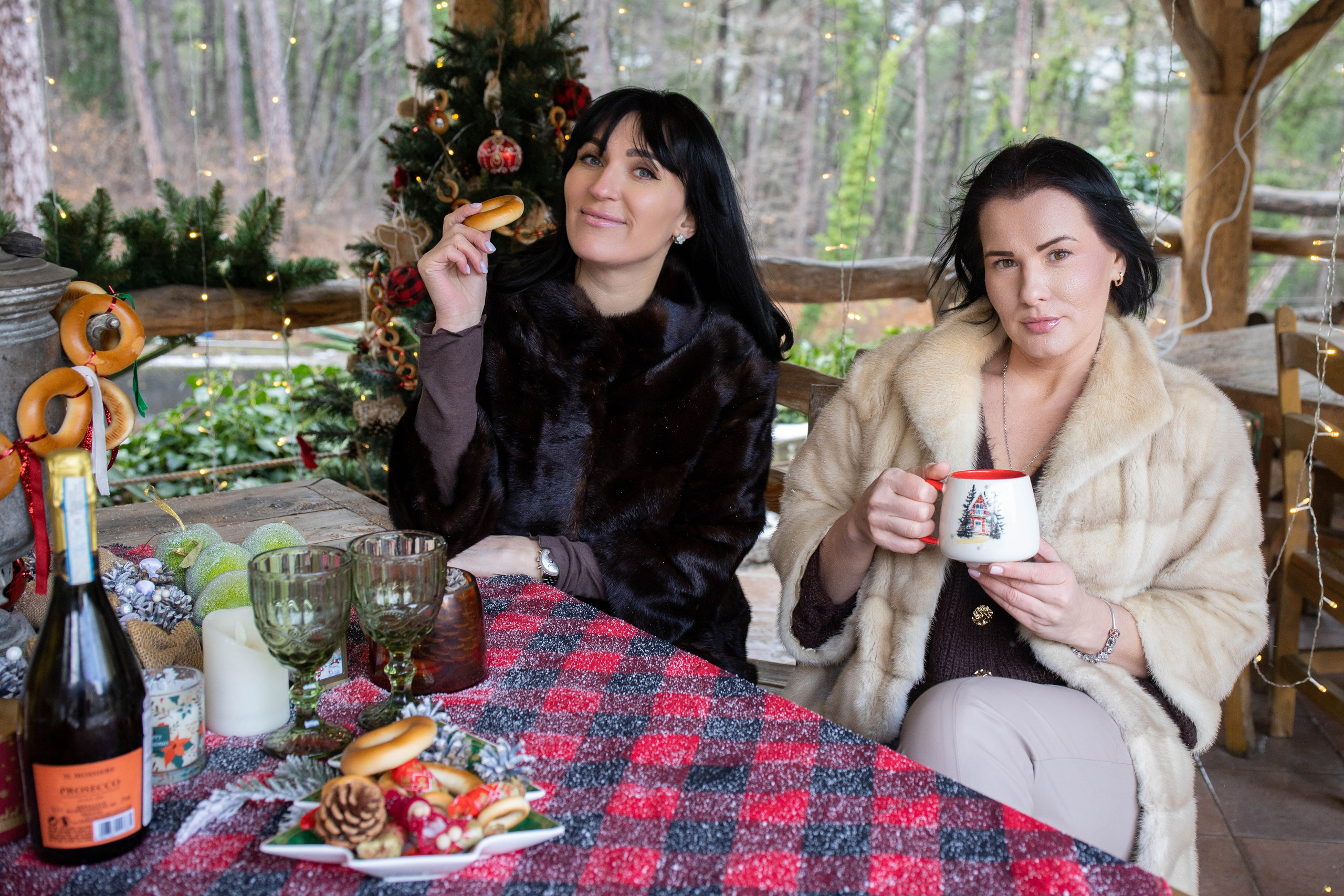 Фотосессия семейная «Терраса Новый Год». Фотограф в Крыму Татьяна Барицкая ЕНОТИКА