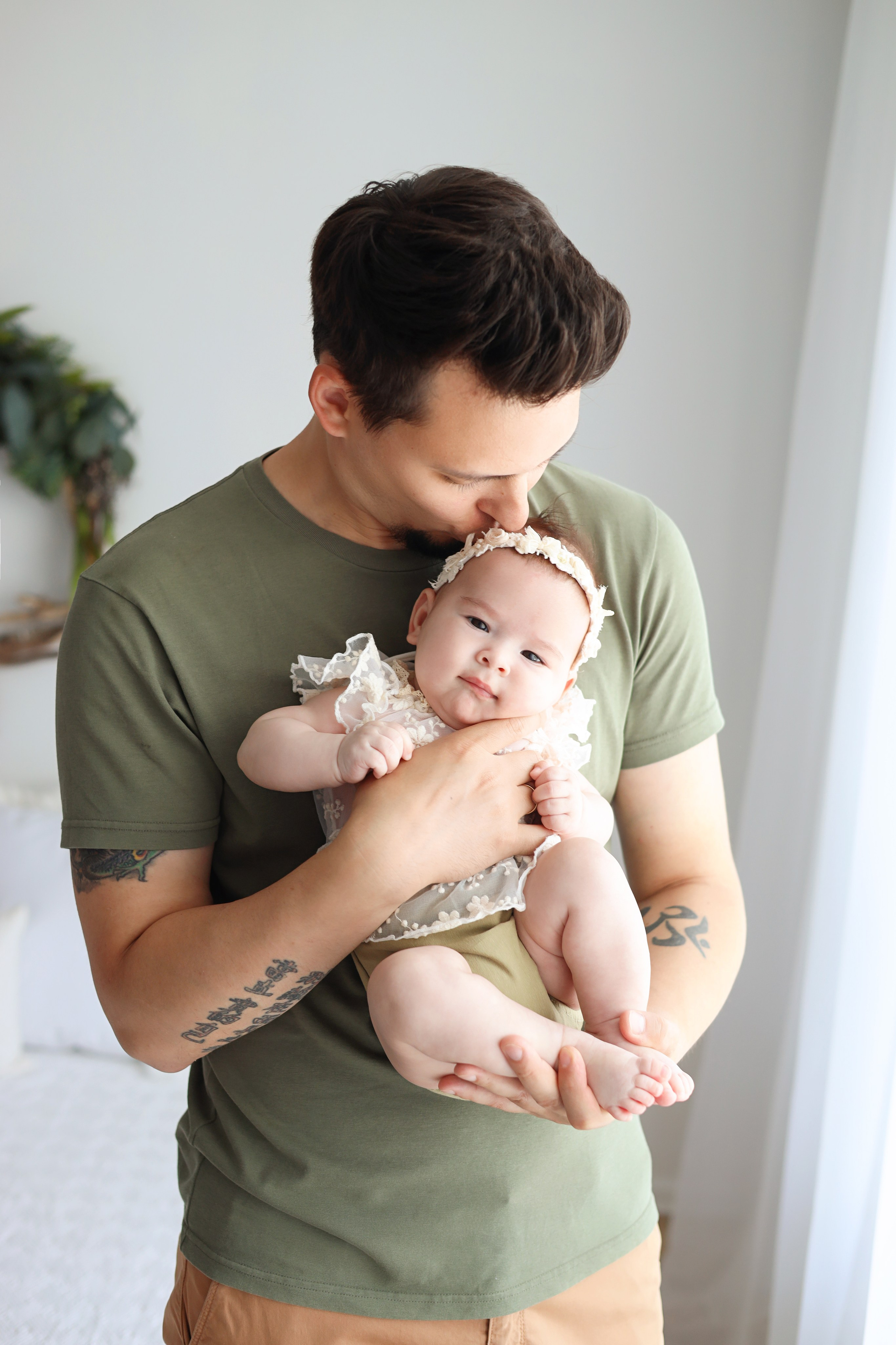 Фотосессия Василисы в студии в Бутово. Фотограф новорожденных Москва. Ньюборн фотограф Москва