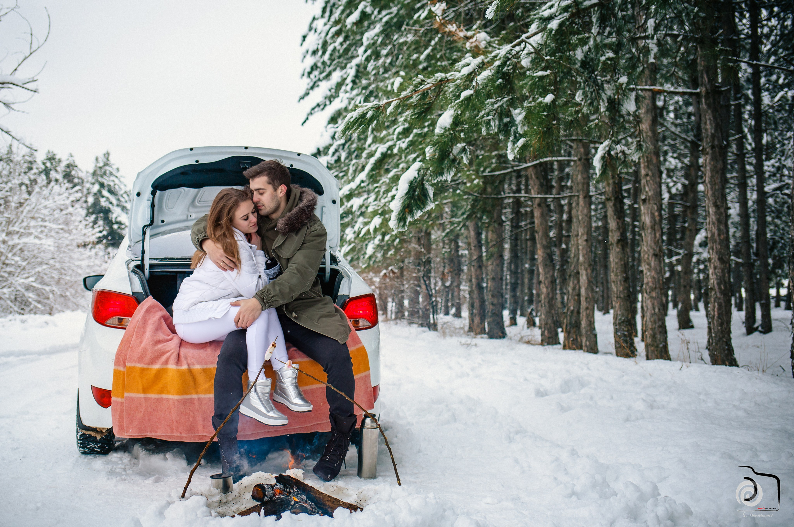Зима.Снежки. Фотограф Сергей Горбачёв
