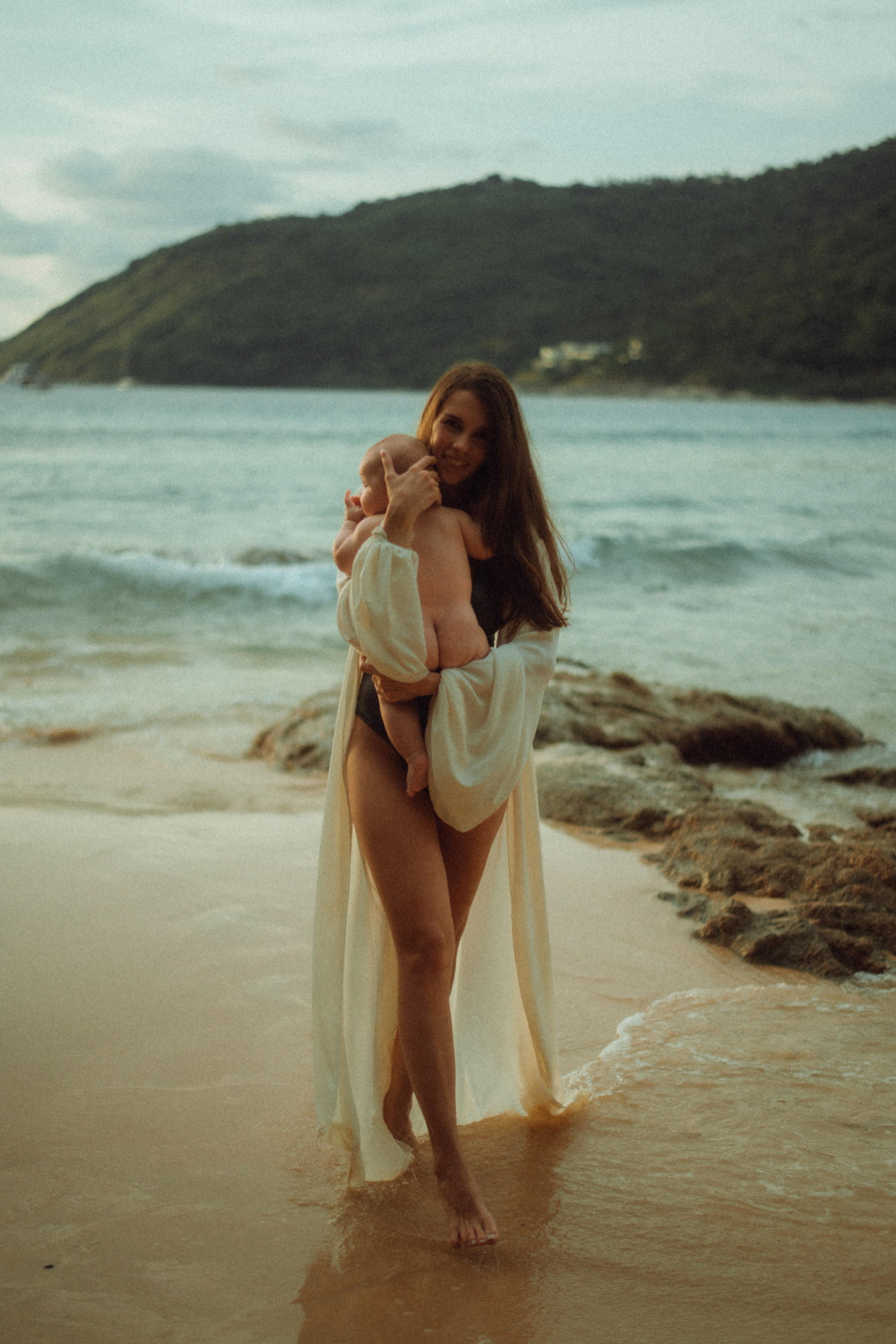 Мама и малыш море. Фотограф и Видеограф Анапа, Новороссийск, Краснодар. Алина и Женя