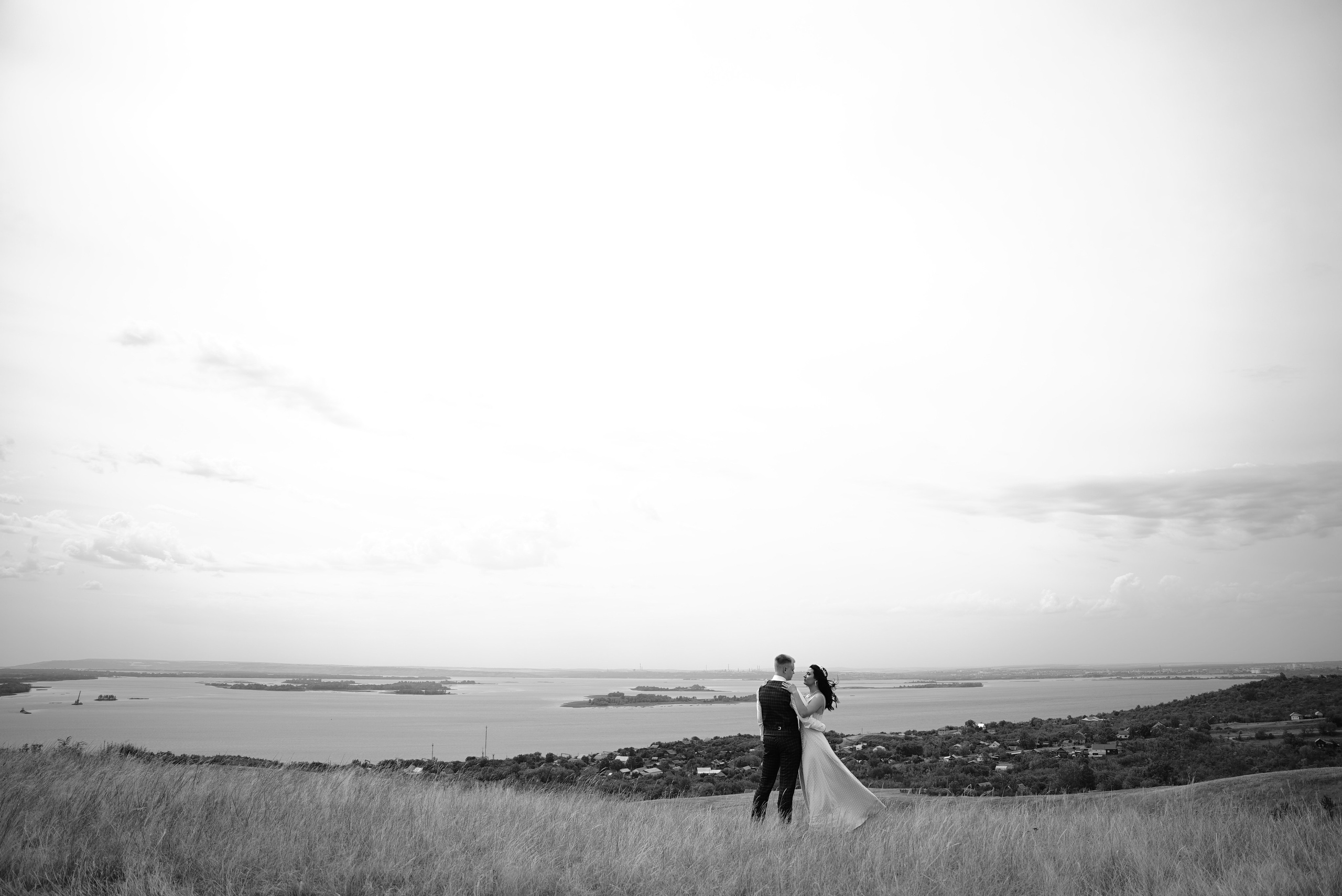 Антон и Маргарита чб. Свадебный фотограф в Самаре Анна Ковалева
