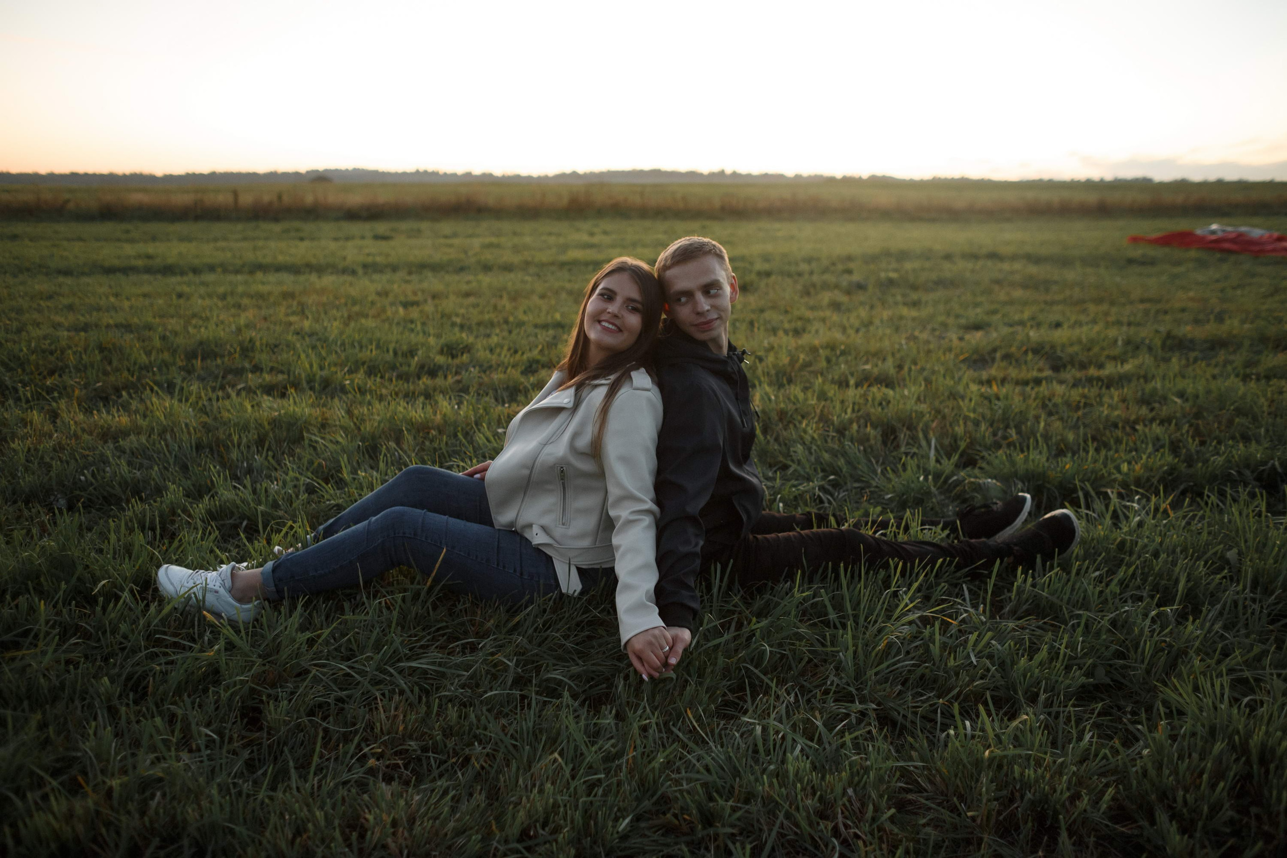 Предложение руки и сердца на воздушном шаре. Свадебный фотограф Игорь Брундасов 8PHOTO на свадьбу венчание загс СПб