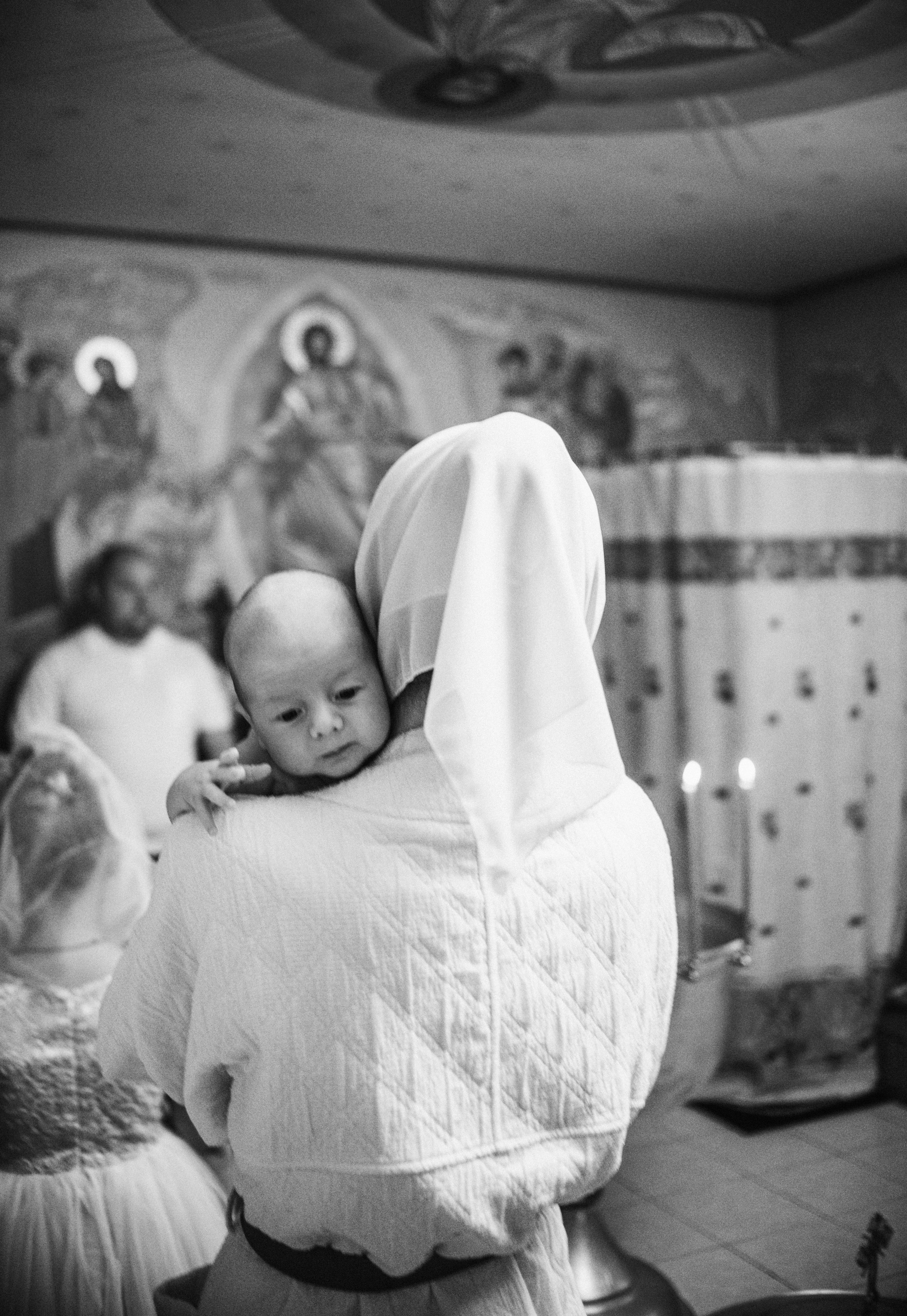 Крещение Якова. Семейный и свадебный фотограф в Москве и Подмосковье Еремина Александр