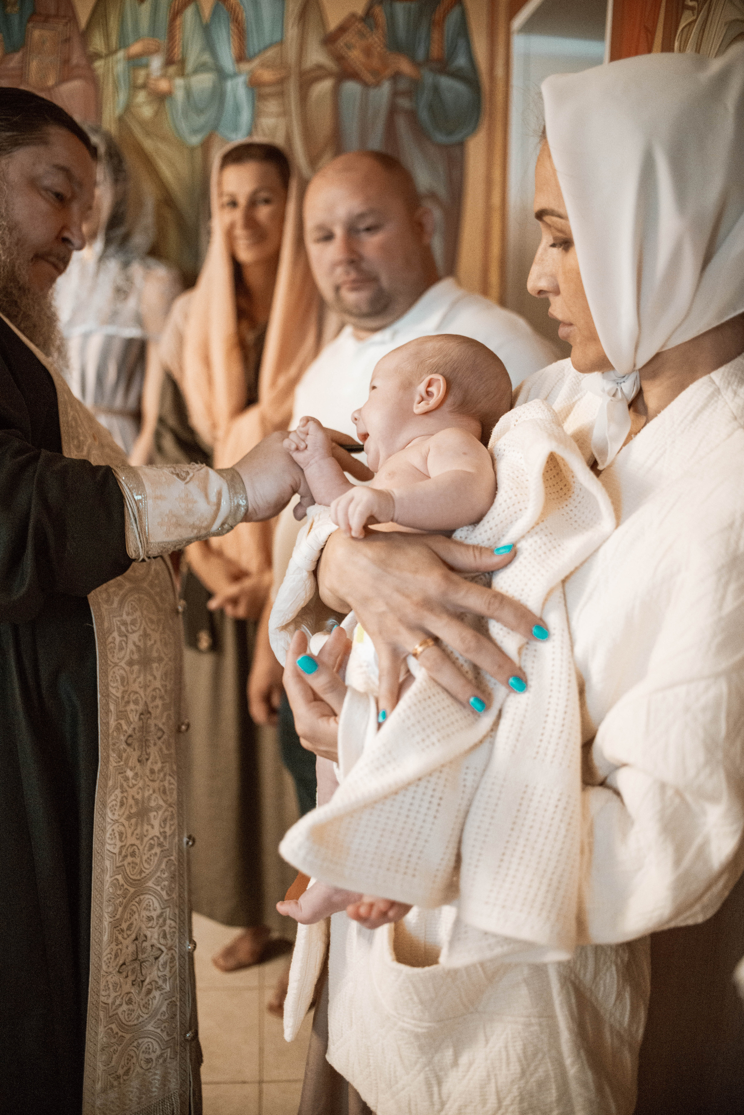 Крещение Якова. Семейный и свадебный фотограф в Москве и Подмосковье Еремина Александр