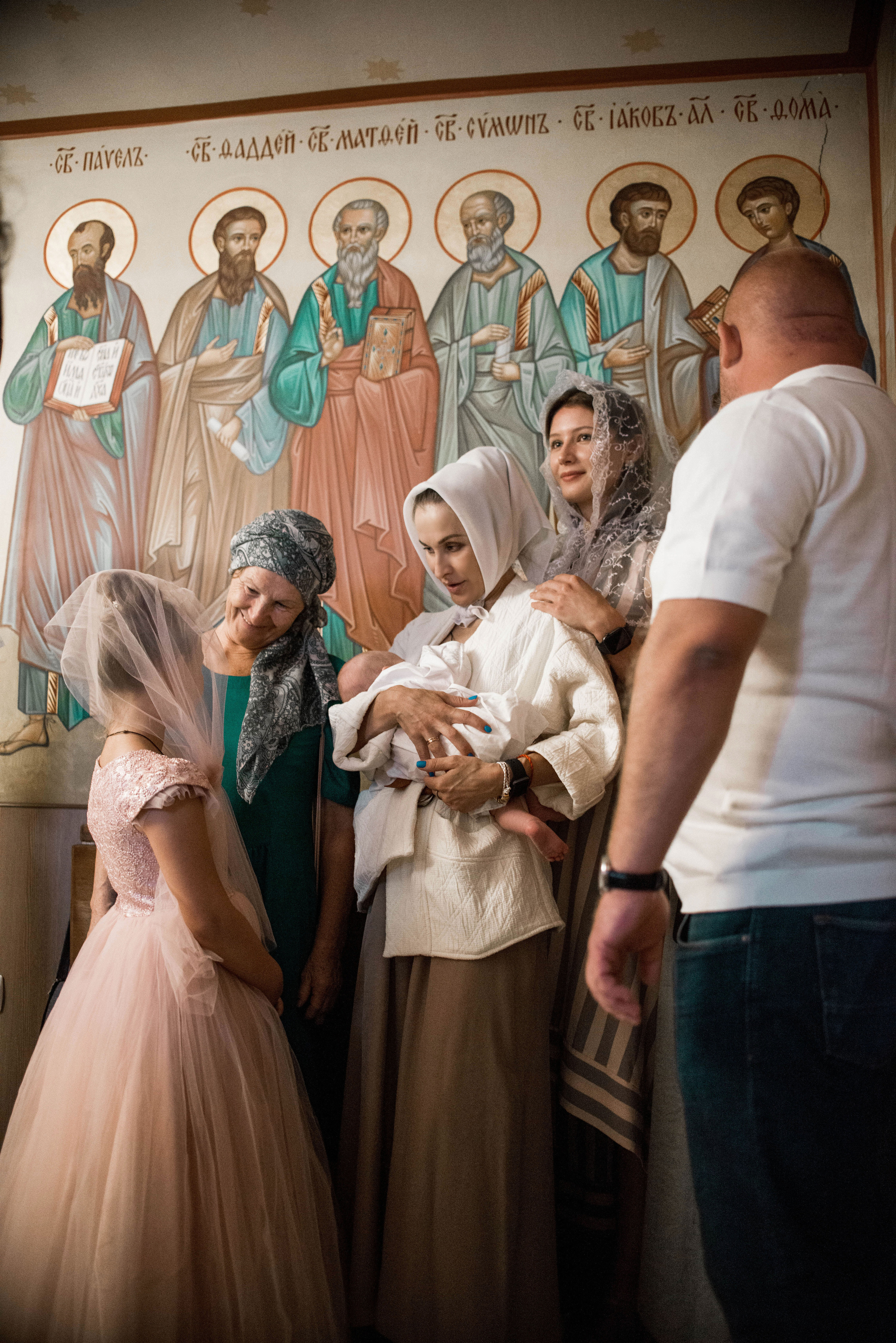 Крещение Якова. Семейный и свадебный фотограф в Москве и Подмосковье Еремина Александр