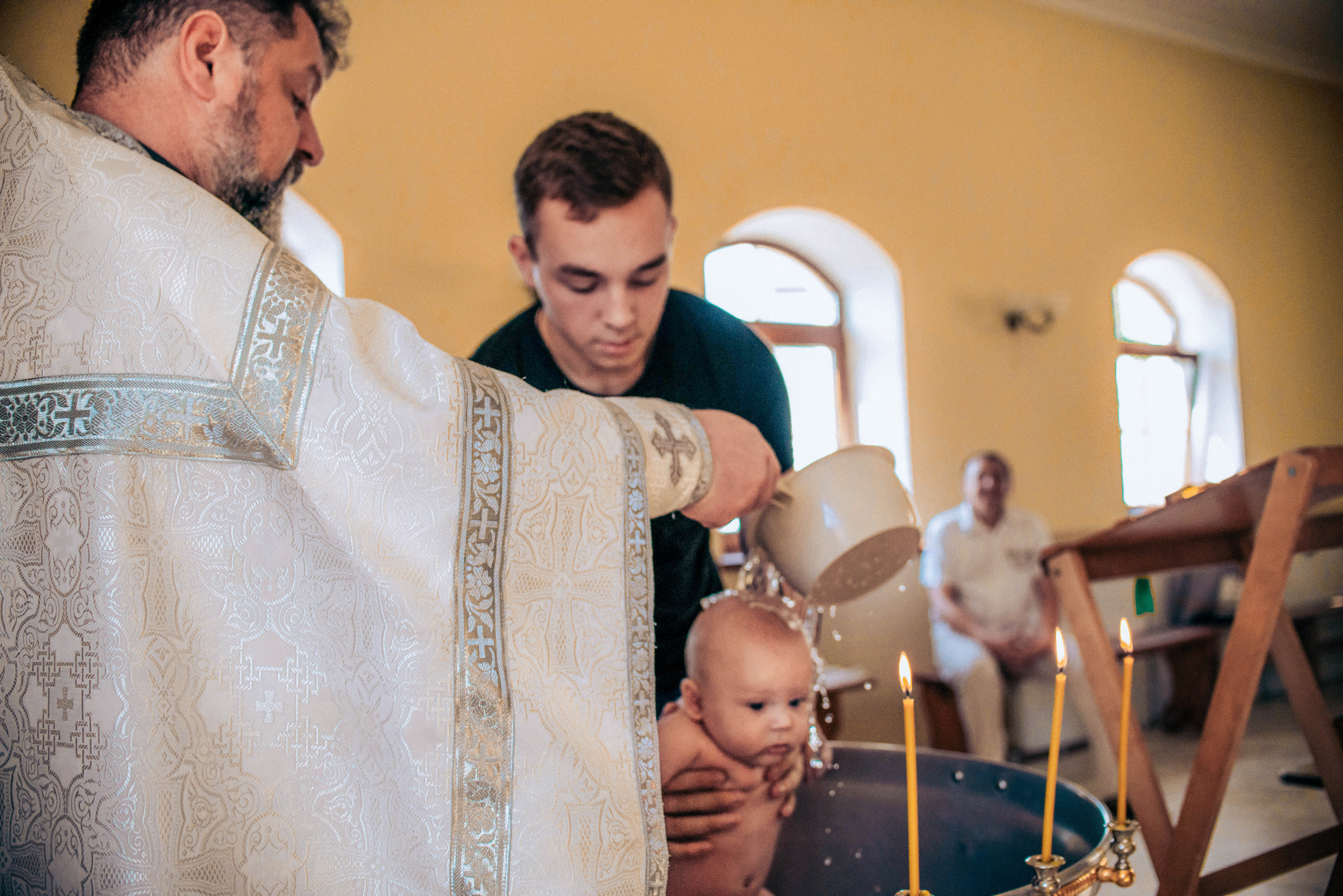 Крещение Ильи. Семейный и свадебный фотограф в Москве и Подмосковье Еремина Александр
