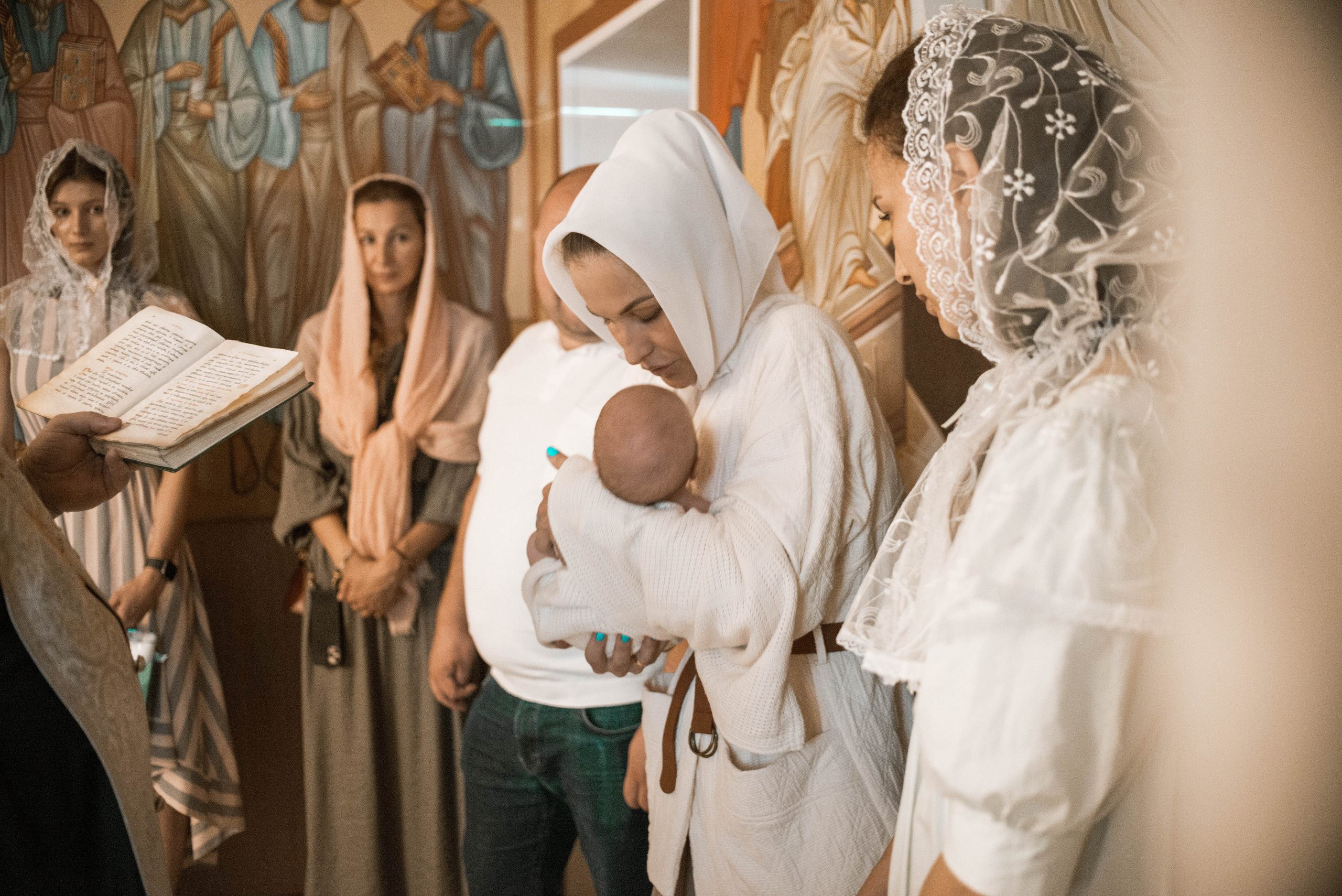 Крещение Якова. Семейный и свадебный фотограф в Москве и Подмосковье Еремина Александр