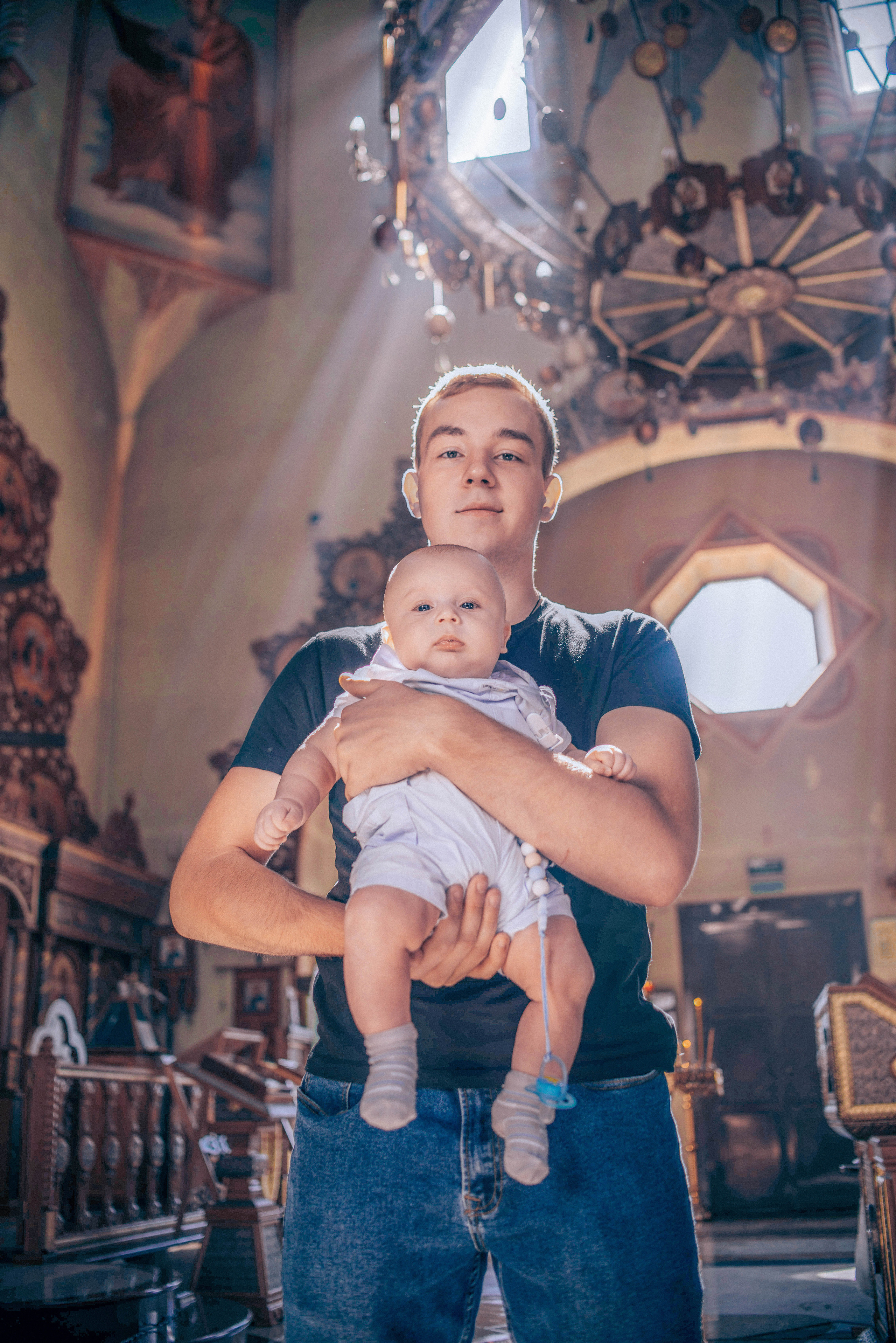 Крещение Ильи. Семейный и свадебный фотограф в Москве и Подмосковье Еремина Александр