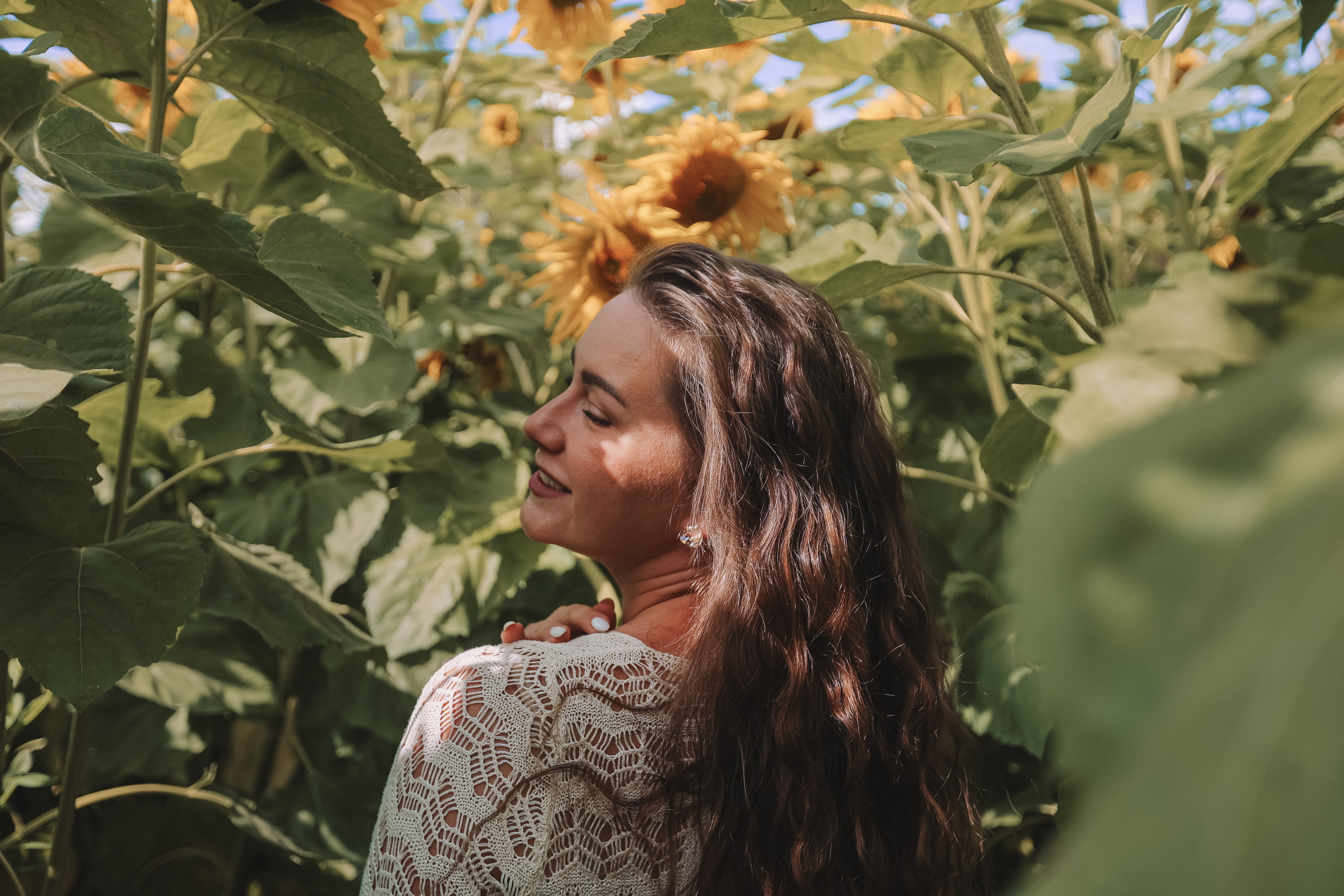 Подсолнухи. Семейный фотограф Тюмень, фотограф на роды Салмина Мария