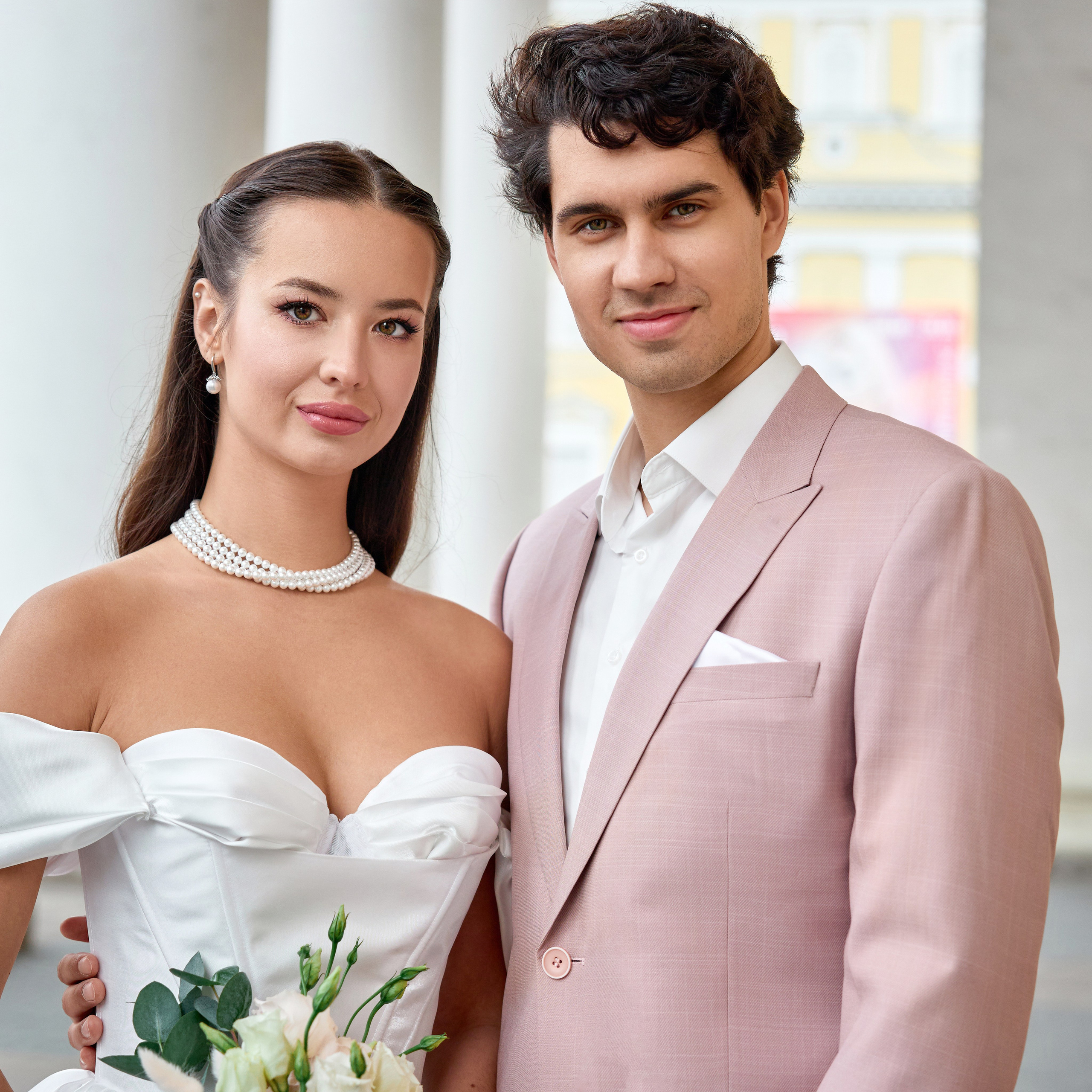 Свадебная прогулка в центре Москвы