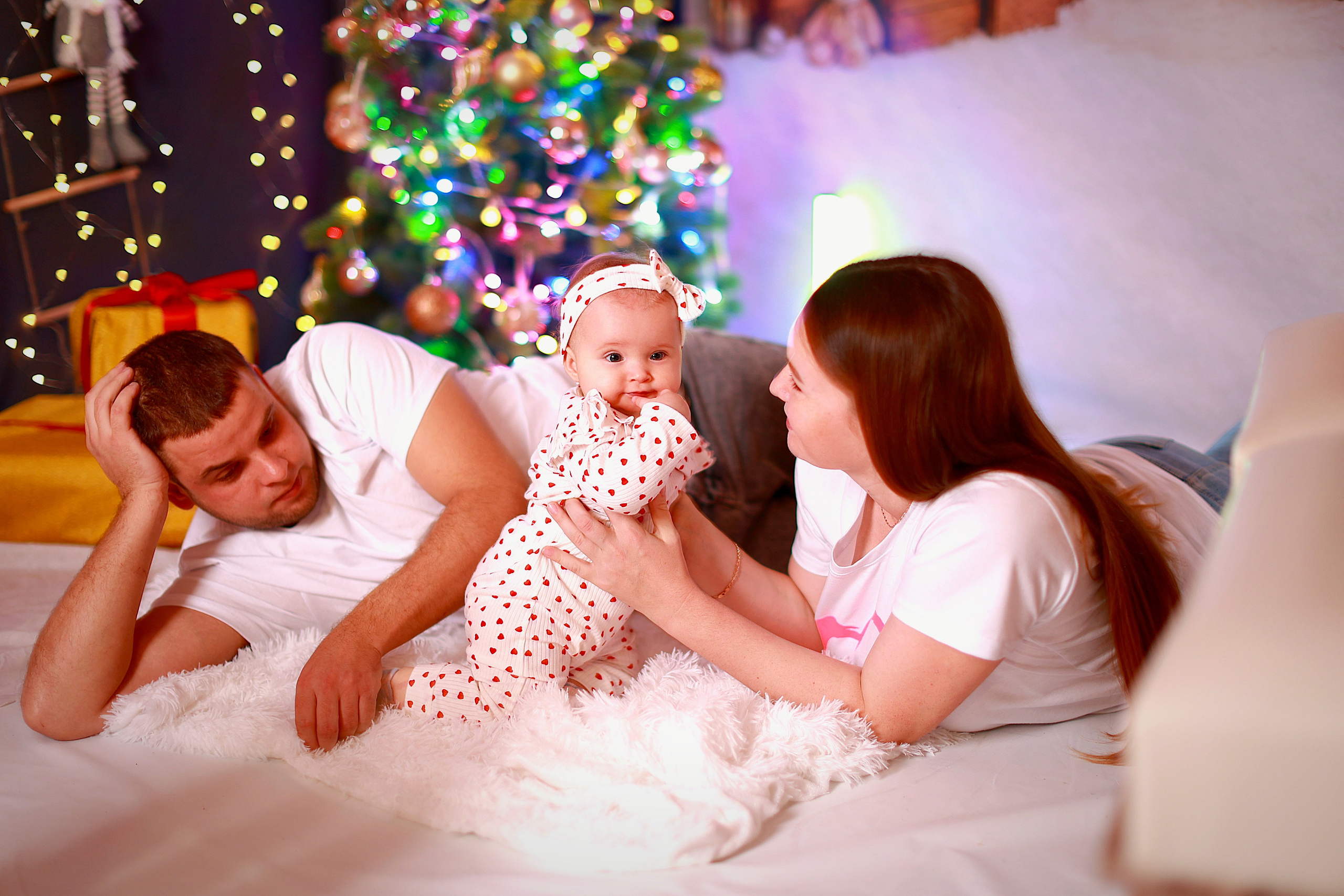 Новогодняя семья. Фотолаборатория Ваниль