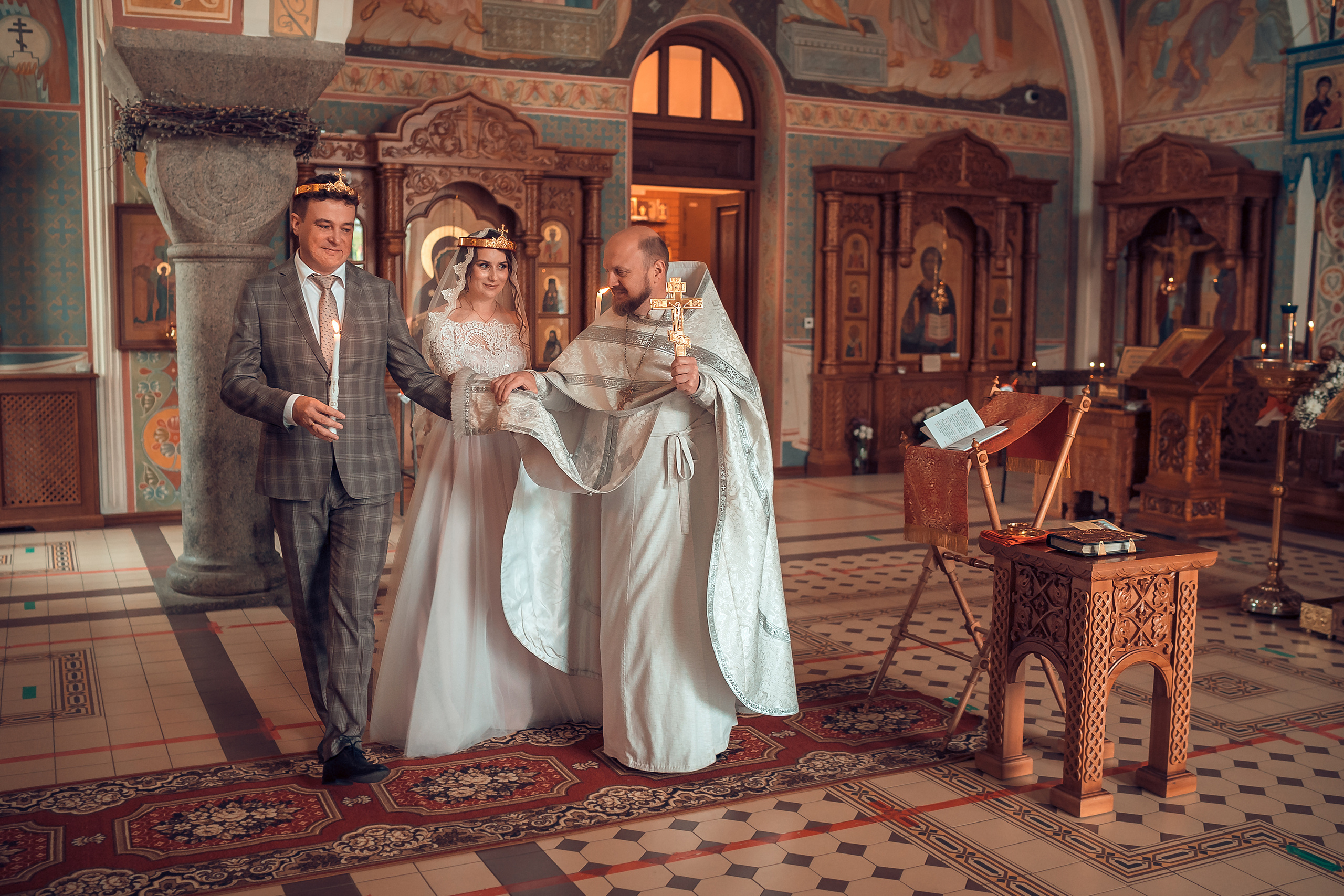 Венчание Александра и Ирины Храм Иоанна Предтечи. Фотограф на Крещение и Венчание в Красноярске Рамазанова Юлия