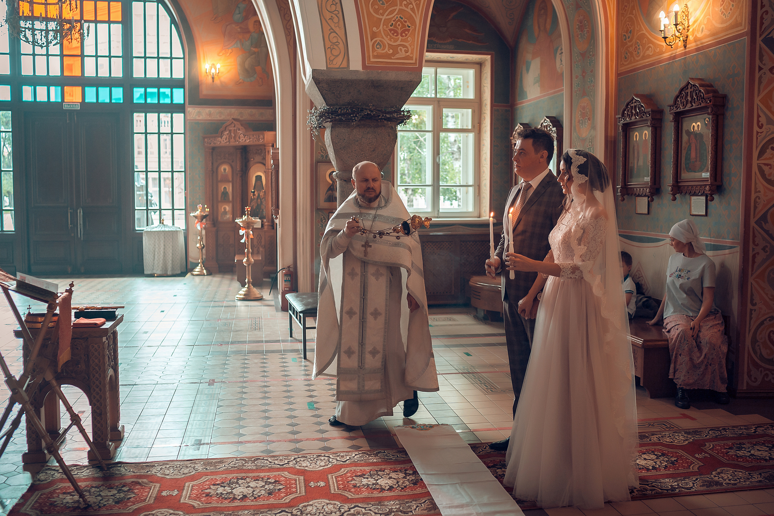 Венчание Александра и Ирины Храм Иоанна Предтечи. Фотограф на Крещение и Венчание в Красноярске Рамазанова Юлия