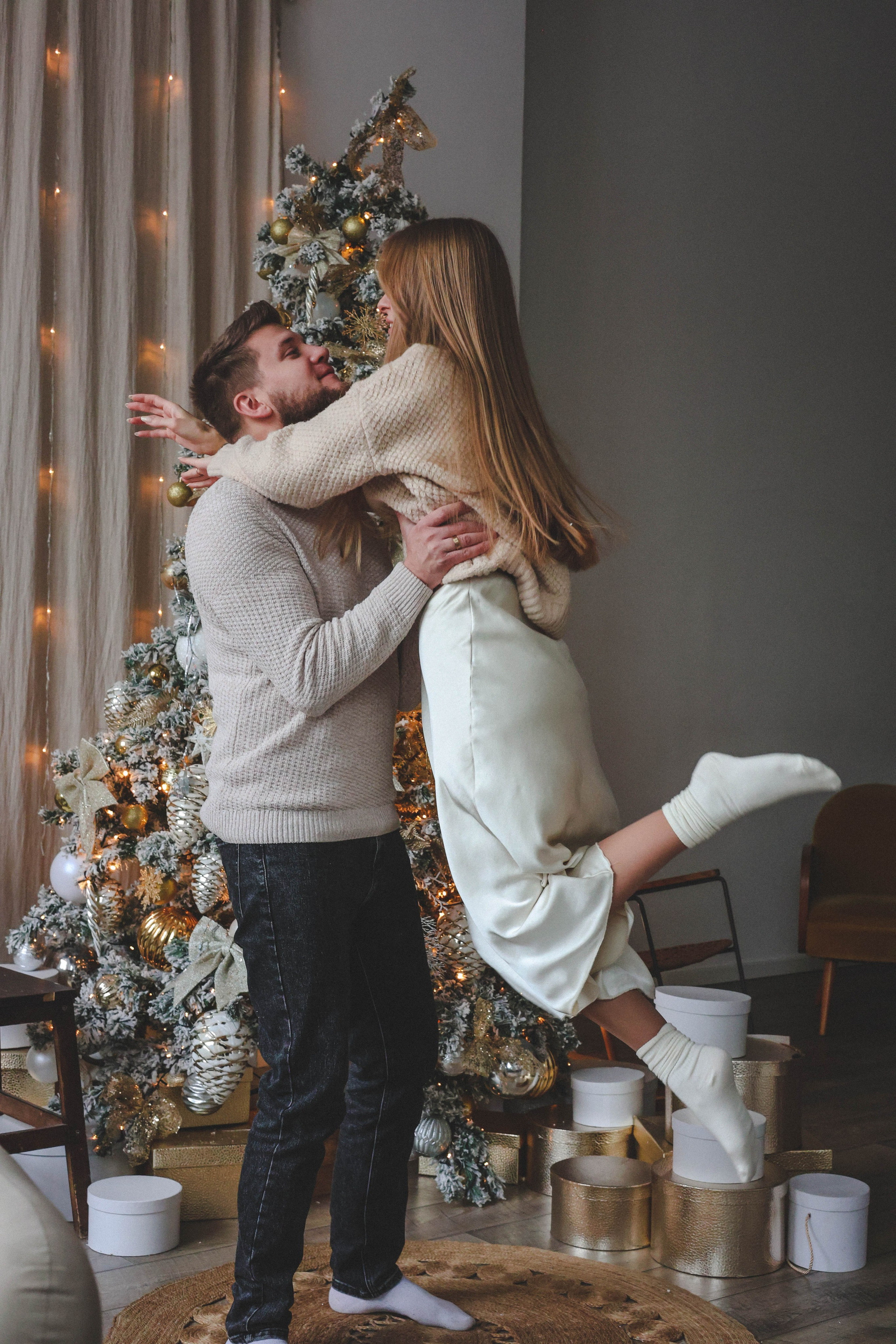 Новогодняя история «Кира и ее семья». Фотограф в Москве Анастасия Калинина