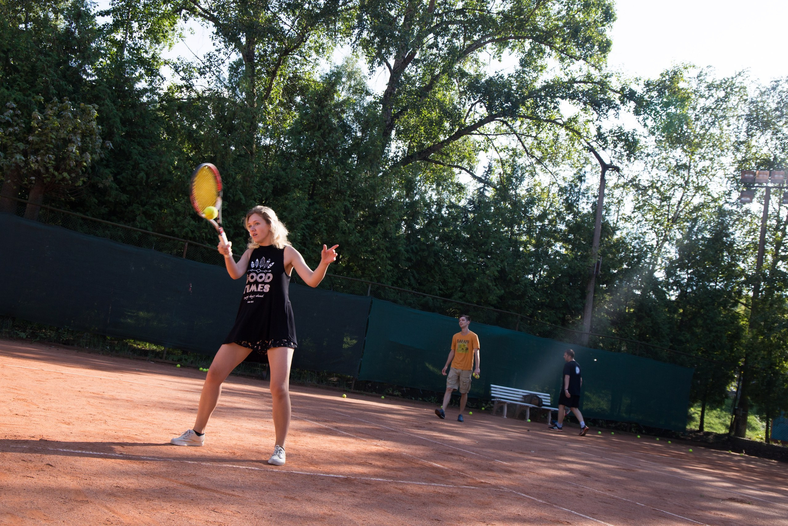 Мастер-класс по теннису | 21.08.2016. Галерея Фантим