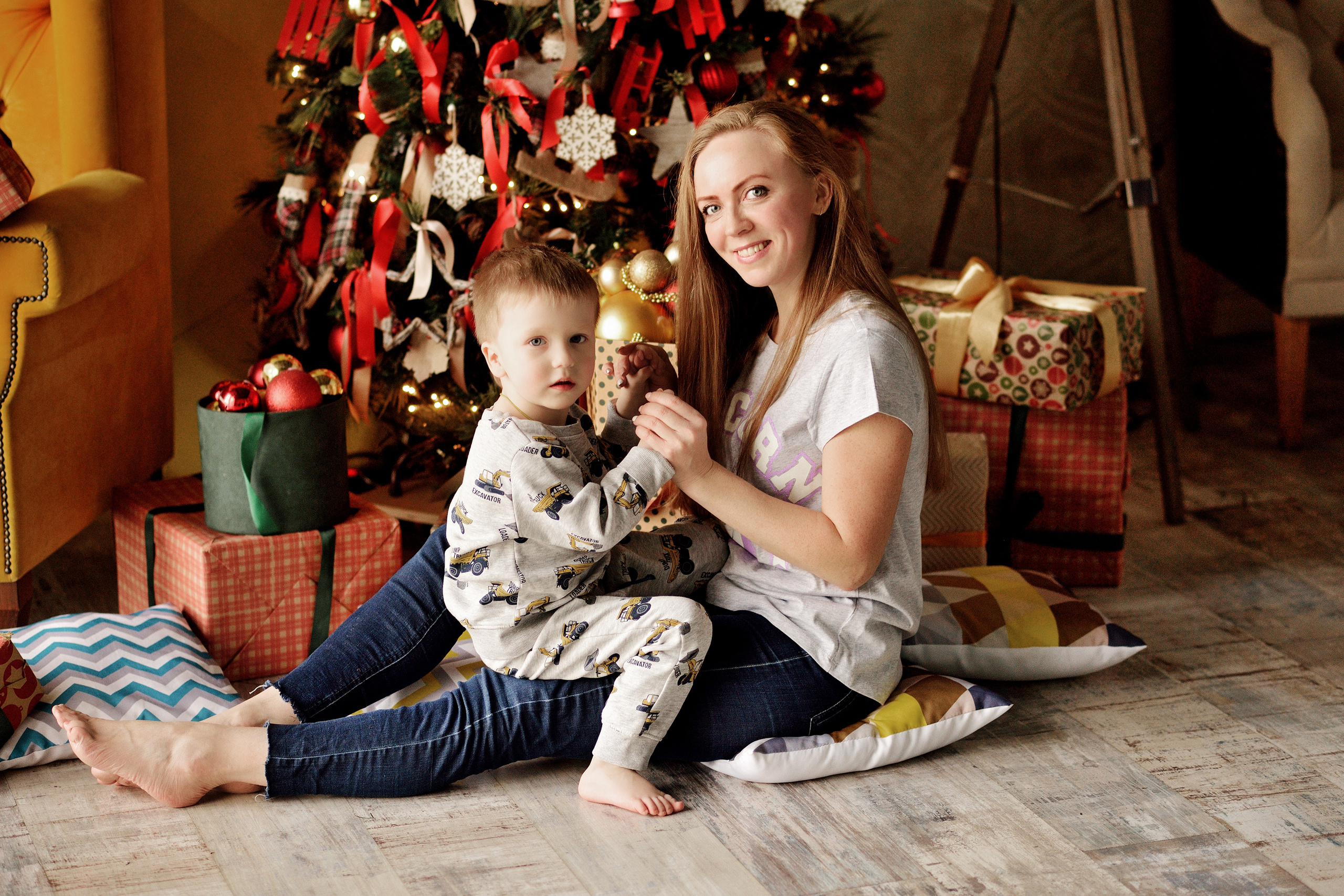 Новогодняя съемка в студии. Cвадебный фотограф в Москве и Московской области Юрий Мисиюк