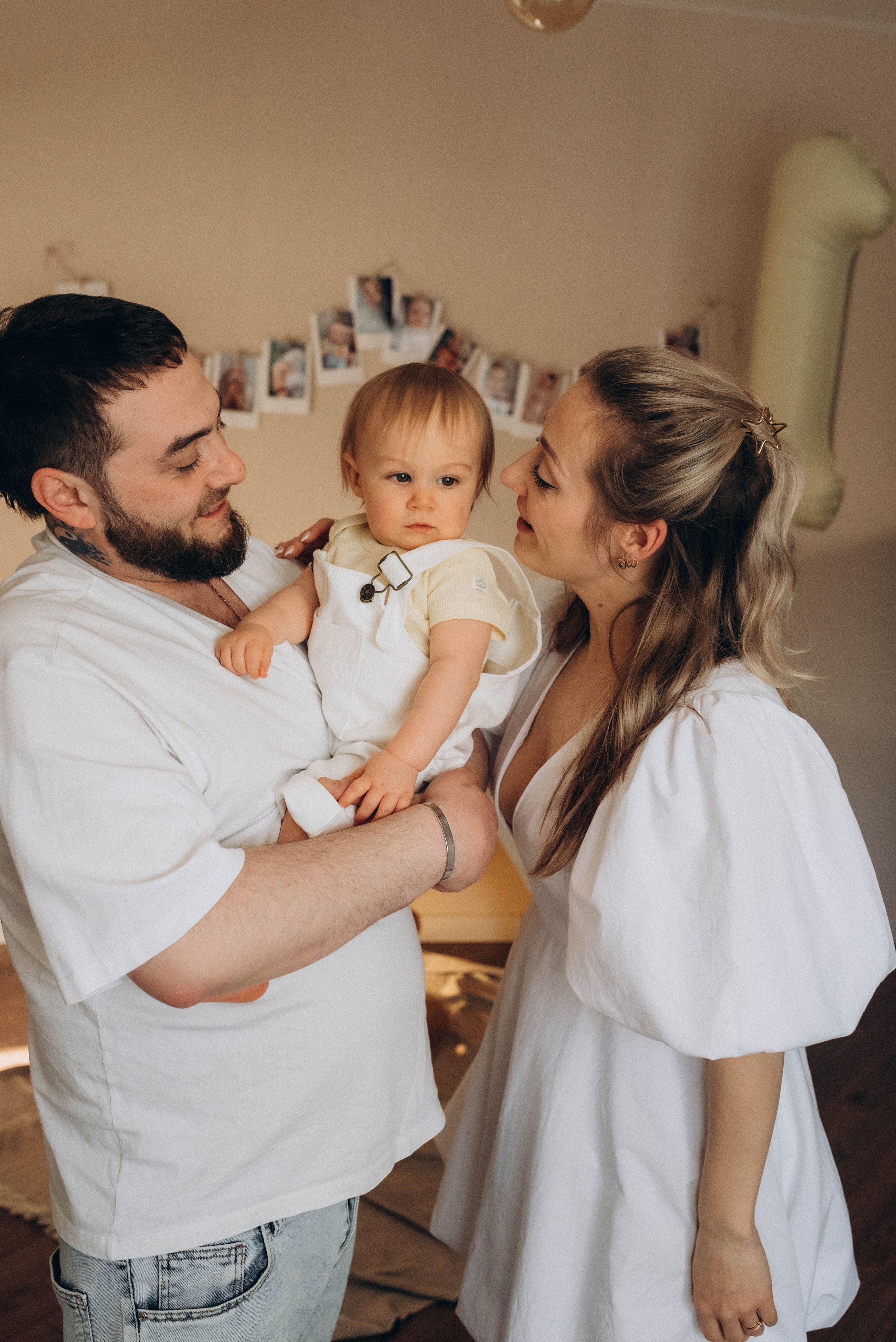 Домашняя фотосессия ко дню рождения малыша. Семейный фотограф в Железнодорожном Масаева Елена