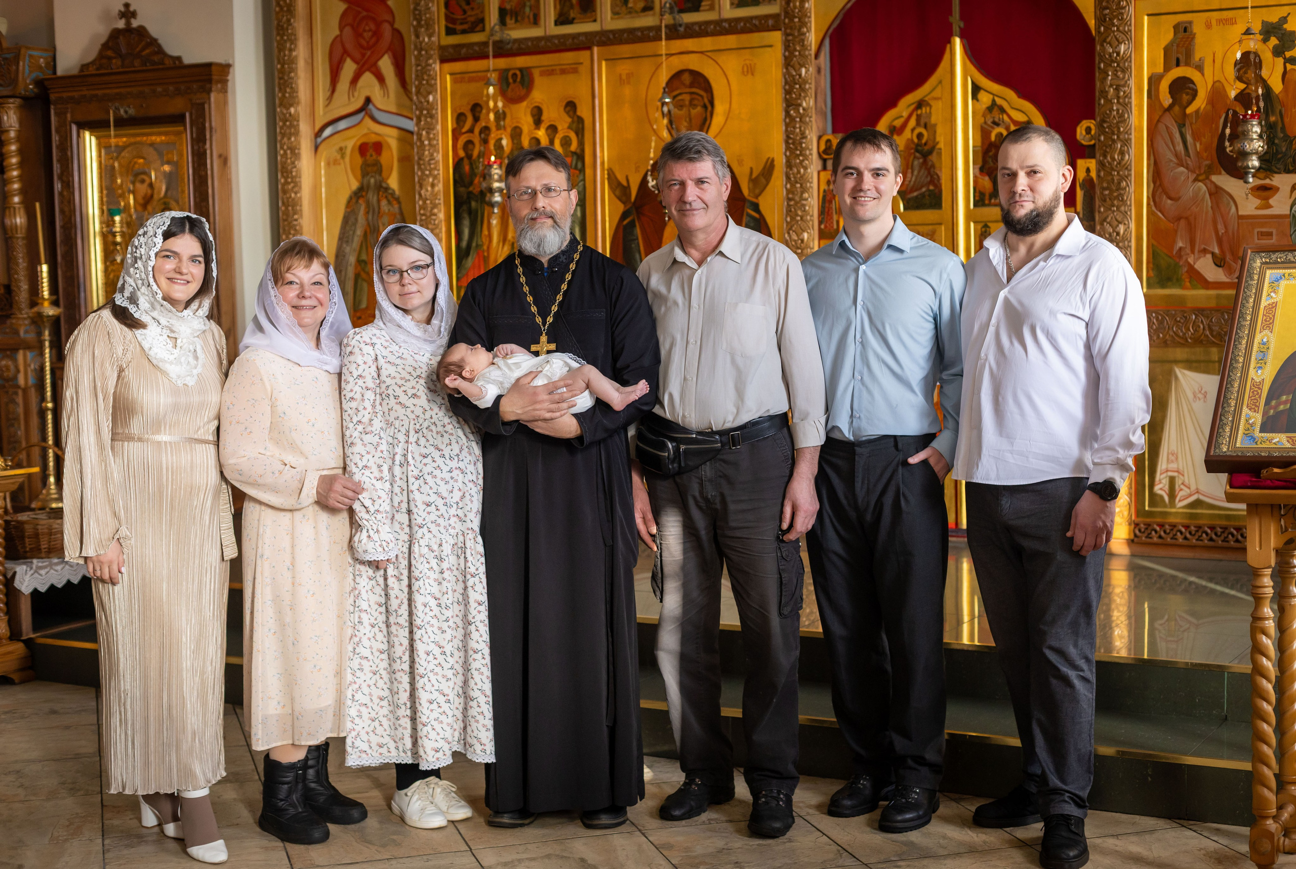 Крещение Милании. Семейный и детский фотограф Анна Петракова