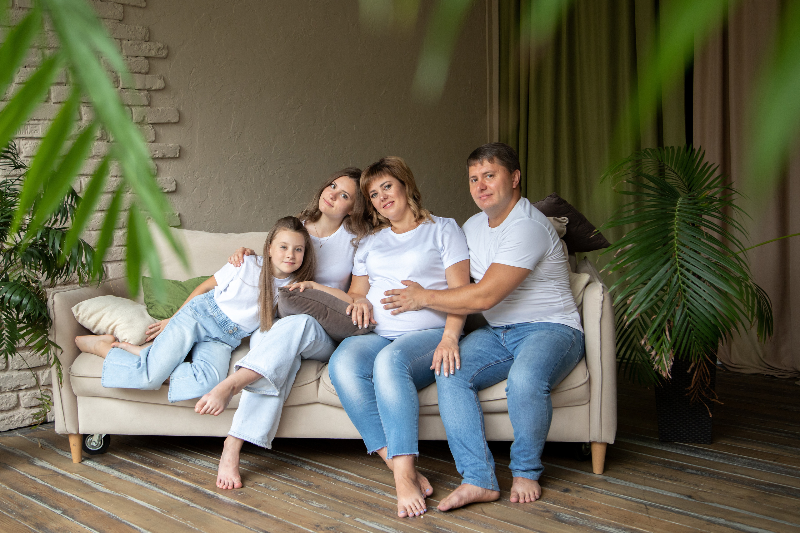 Семейная фотосессия, детские съемки, в студии и дома Сергиев Посад. Фотограф Марина Побединская