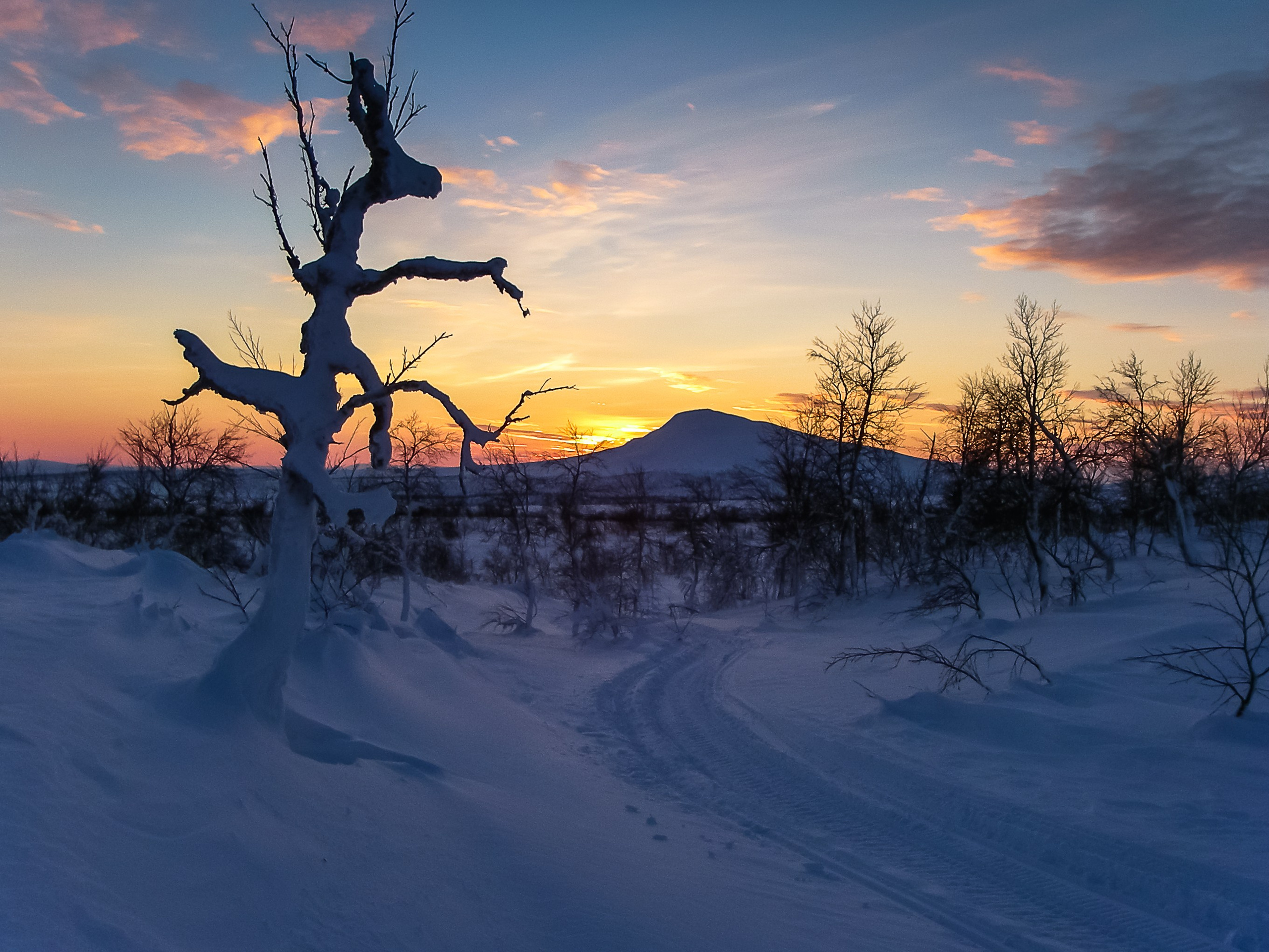 Зима. Пейзажи Крайнего Севера. Баренцево море, Рыбачий, Средний, Немецкий