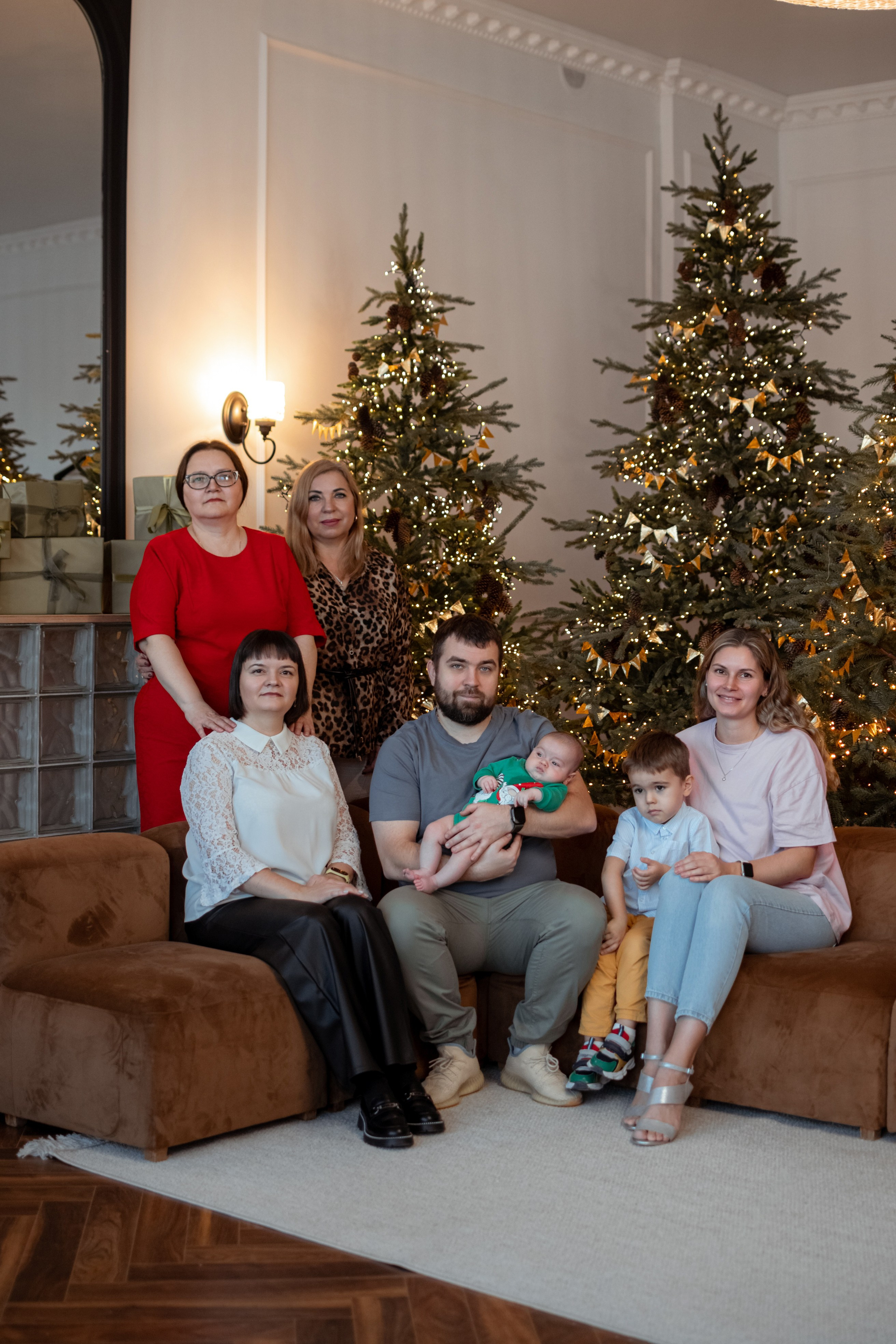 Новогодняя фотосессия для семьи Александры. Фотограф в Самаре | Катерина Гущина