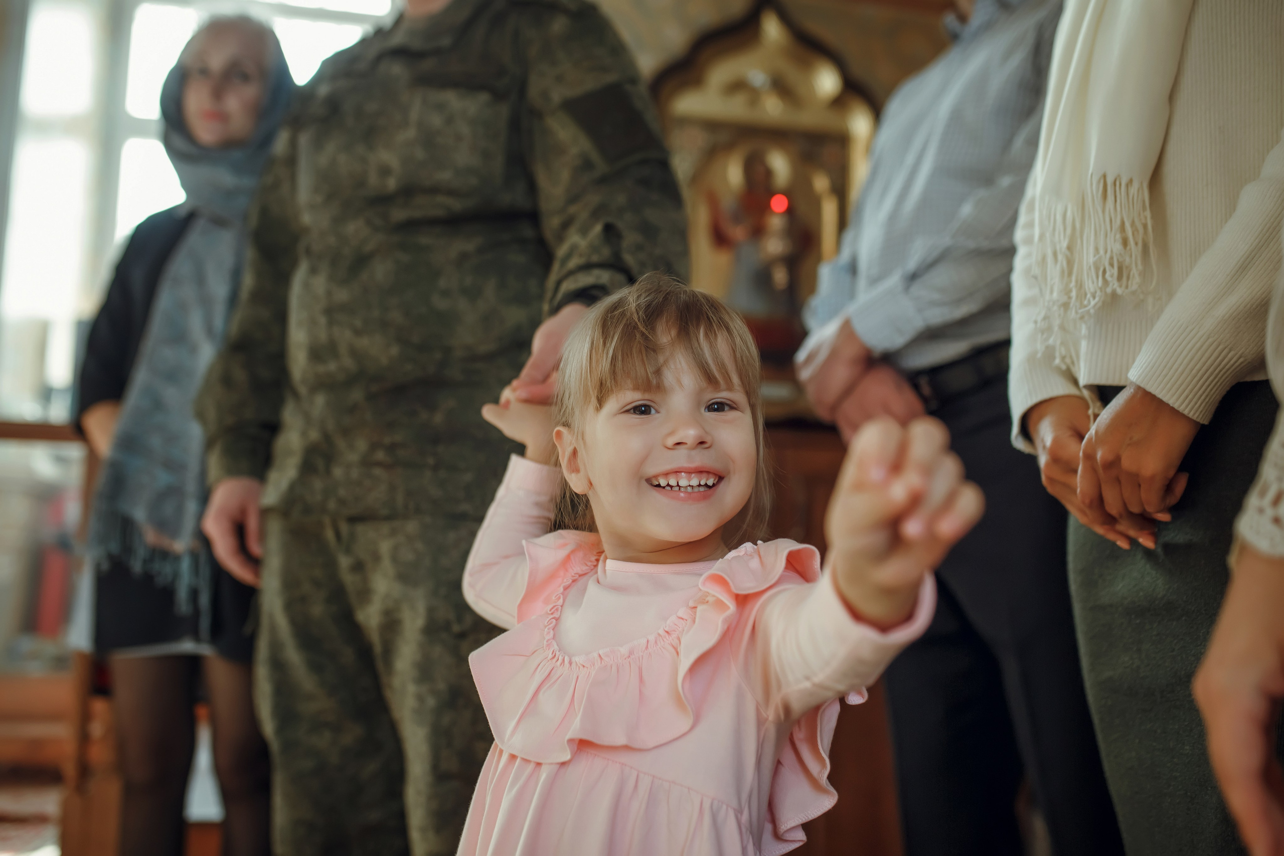 Крещение Мирославы. Фотограф на Крещение, семейный фотограф в Москве