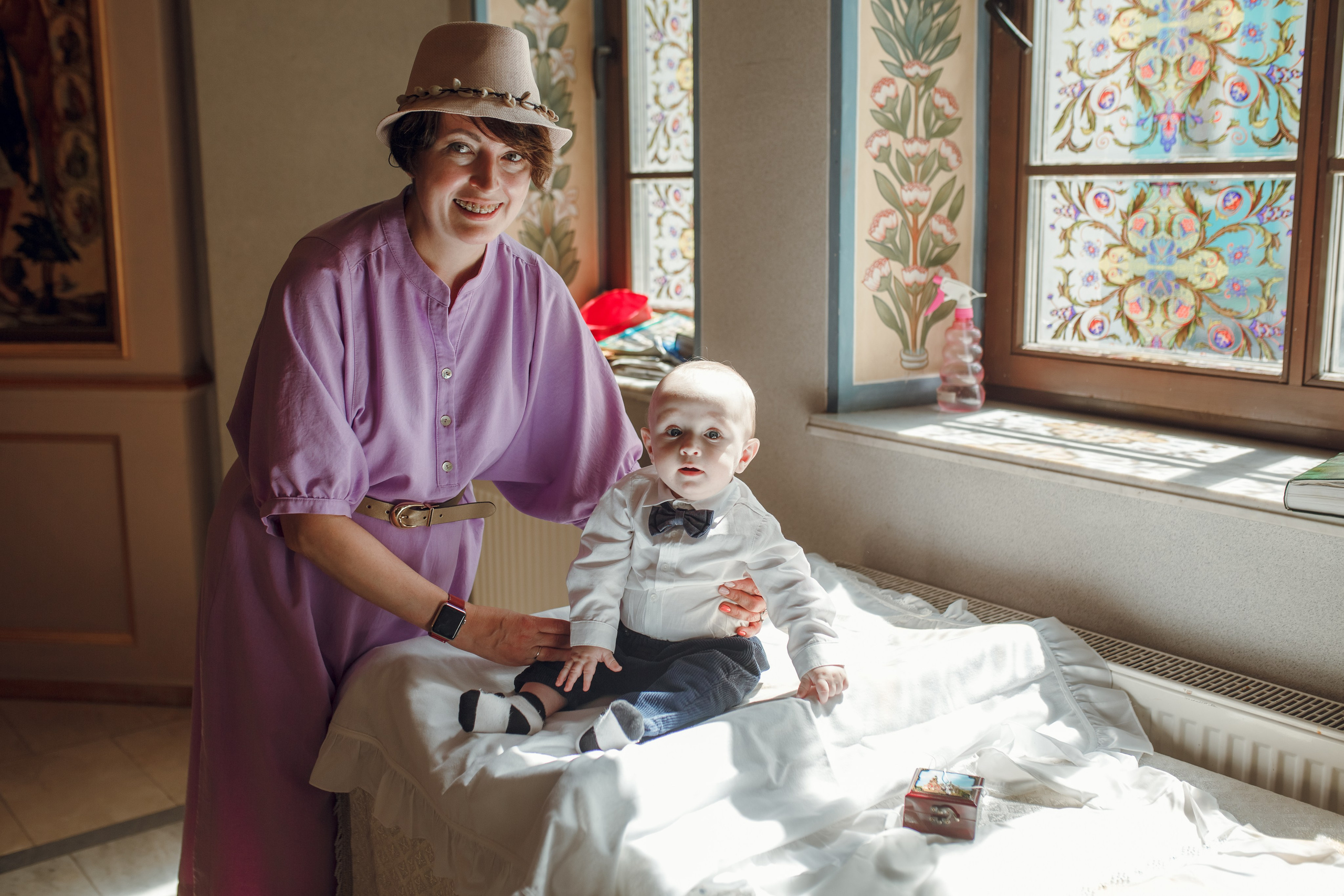 Крещение Дмитрия. Фотограф на Крещение, семейный фотограф в Москве