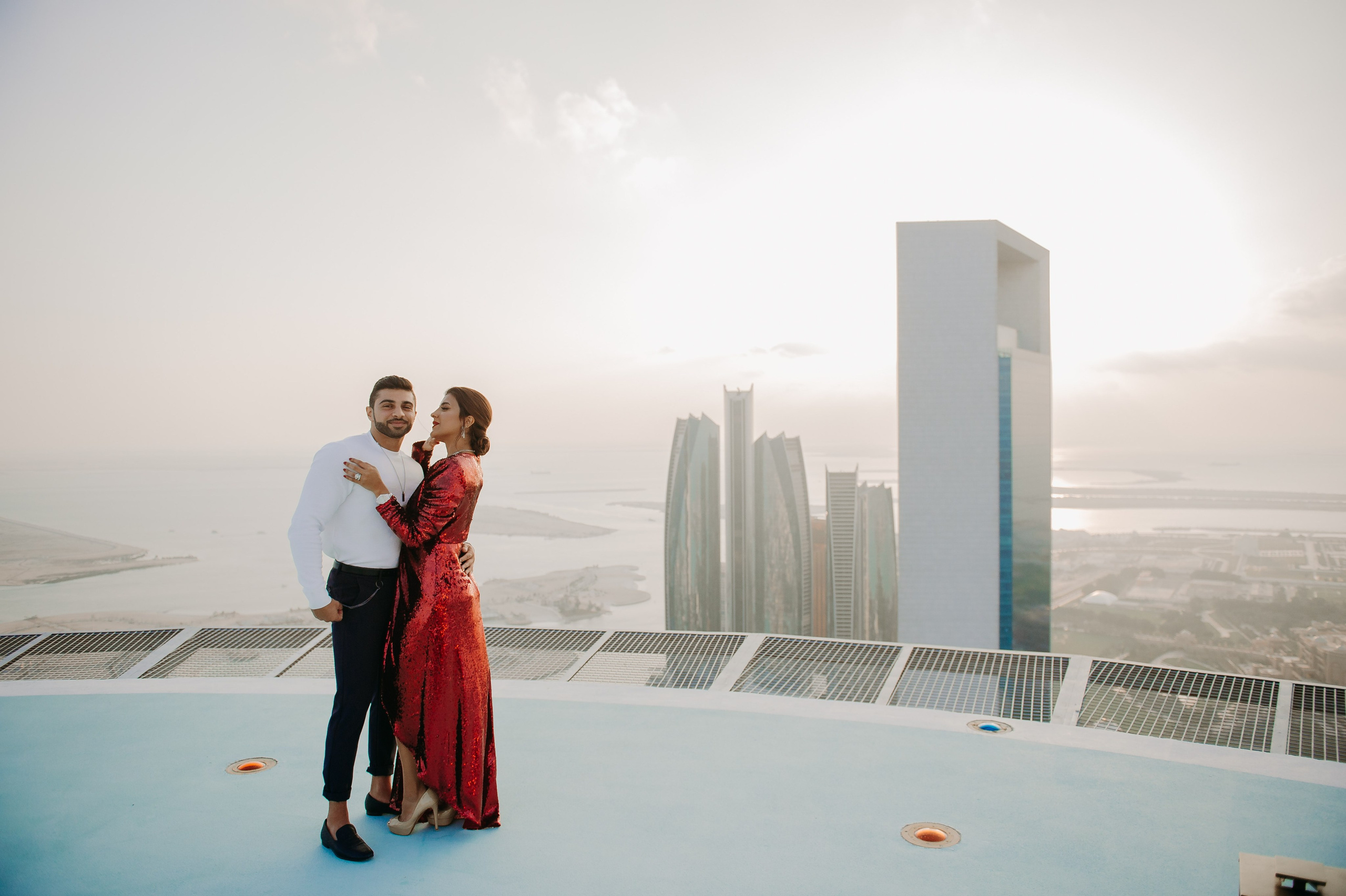 Love Story на высоте (Абу Даби). Фотограф в Москве и Санкт-Петербурге Дарина