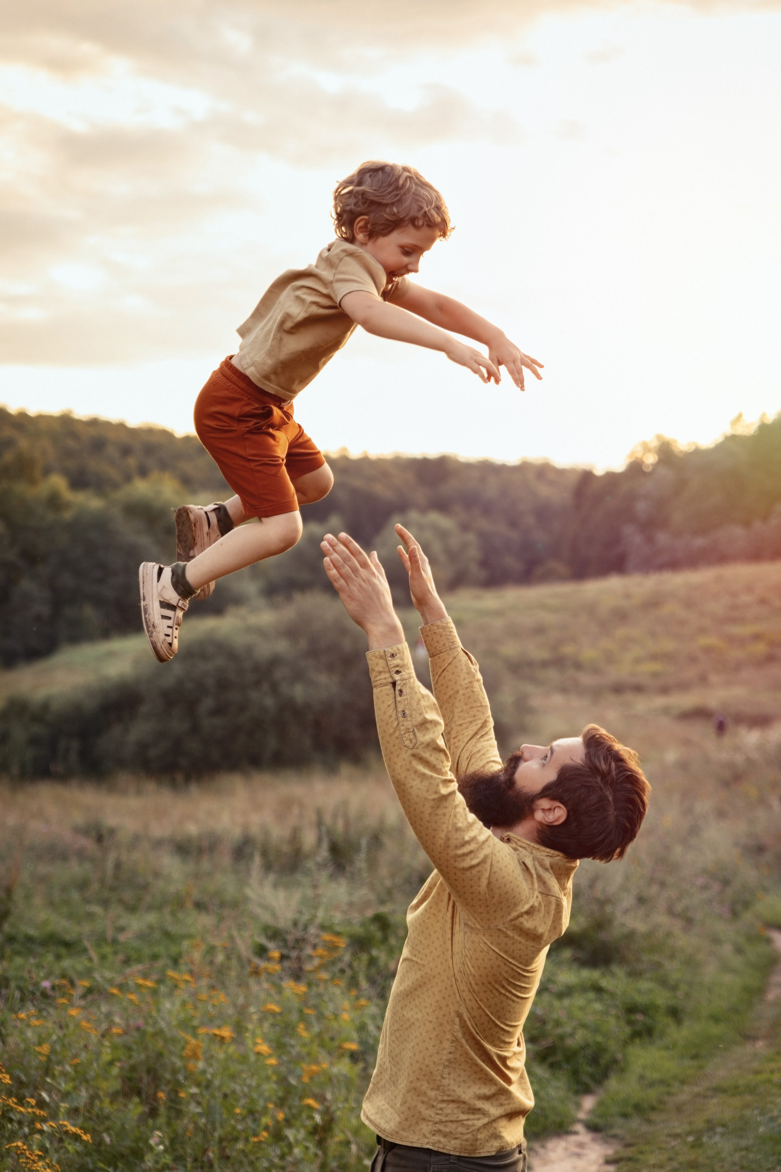 Семейная съемка в парке. Семейный фотограф в Москве Трубинова Екатерина