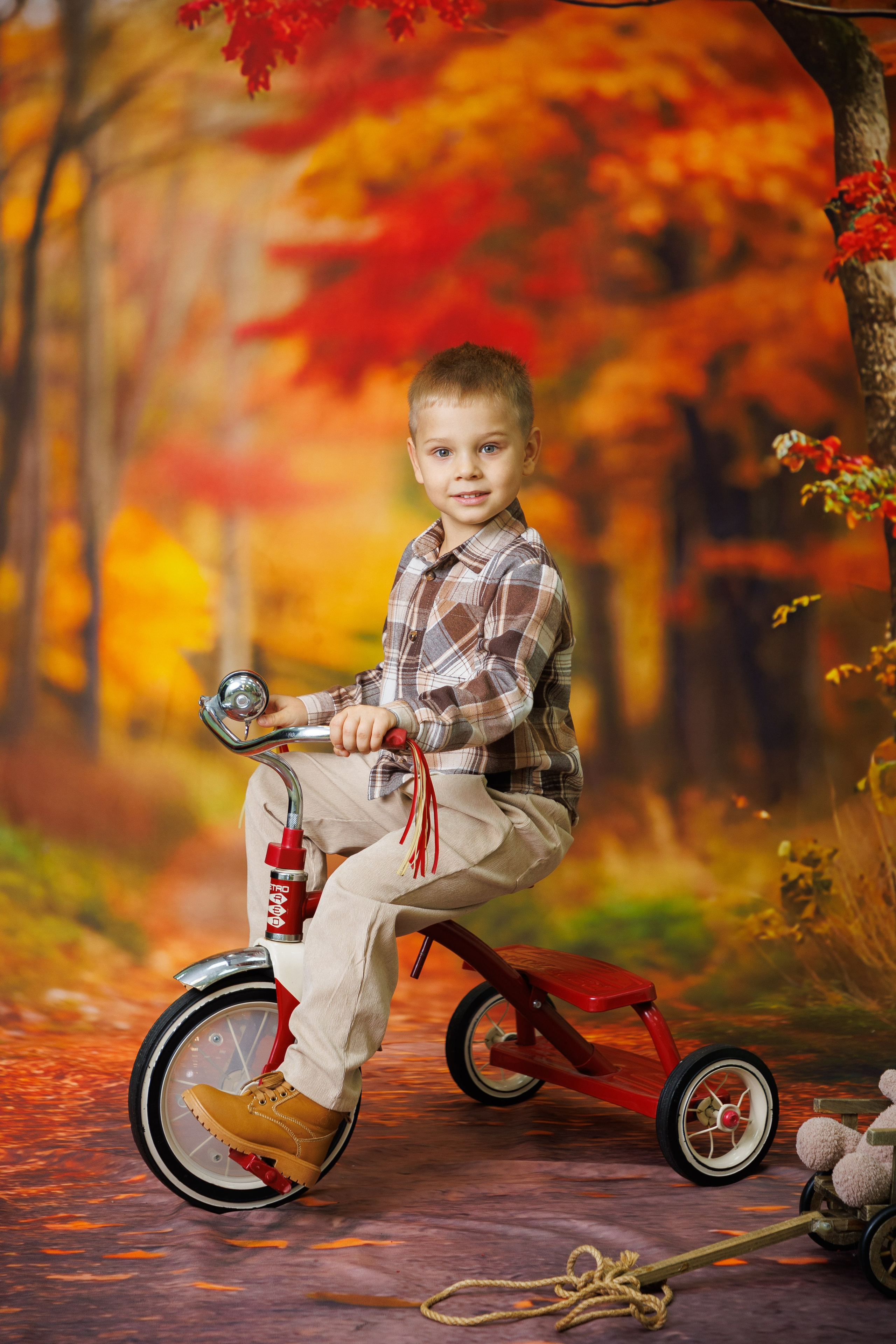 Велосипед. Детская фотостудия Москва