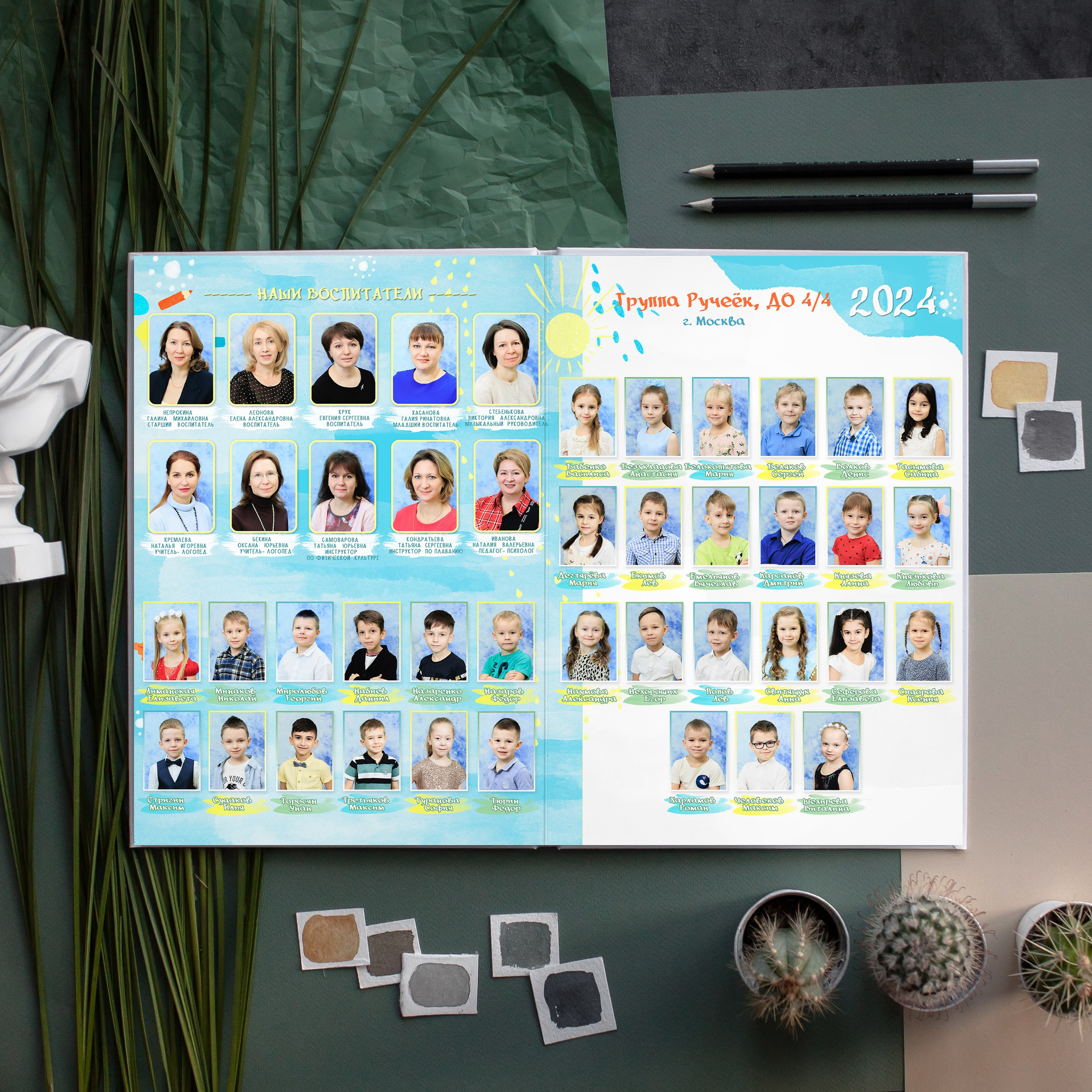 ПРЕМИУМ 5 разворотов. Выпускные альбомы для детского сада и школы в Москве