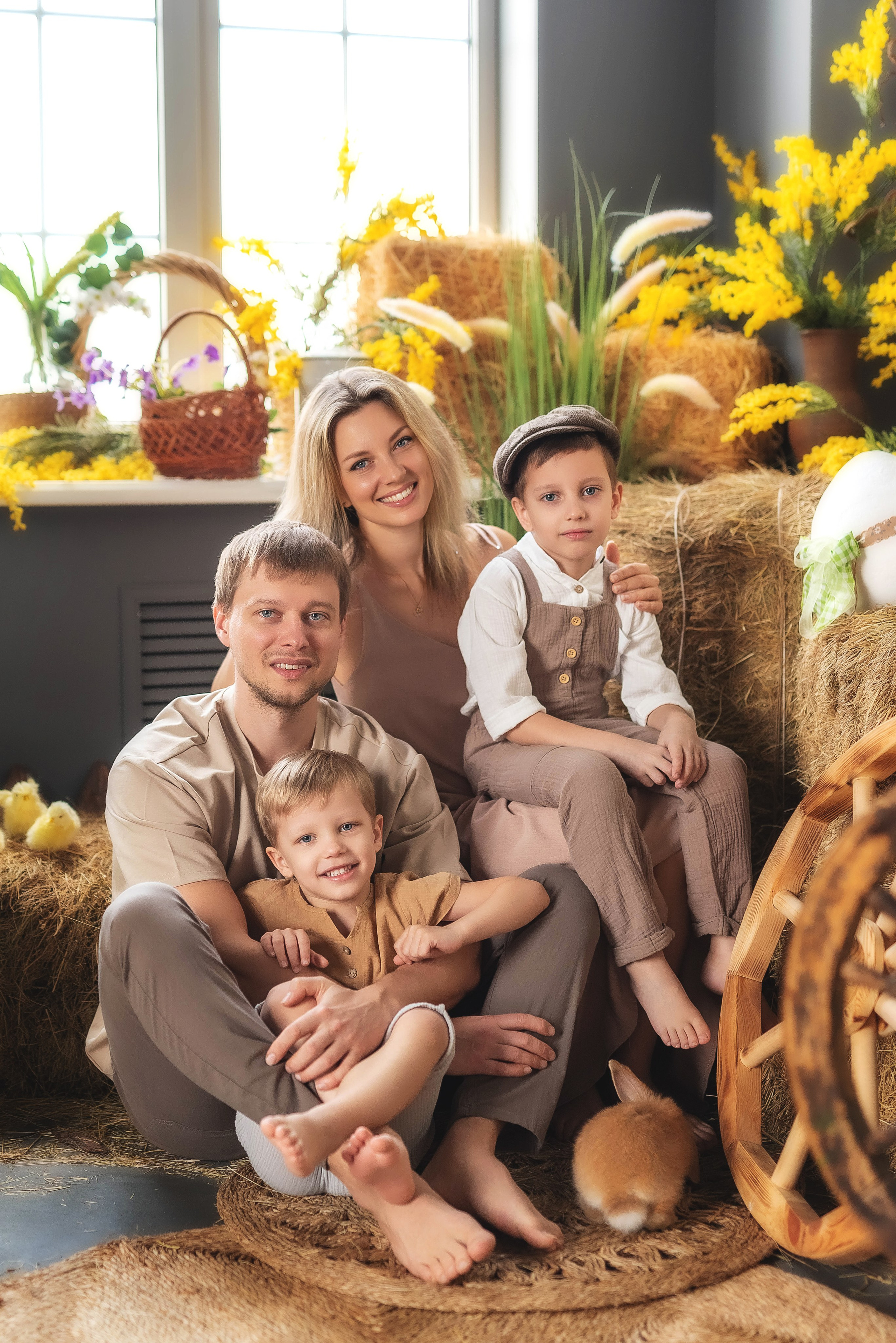 Семейная пасхальная фотосессия. Семейный, детский фотограф в Воронеже Анна Никитина