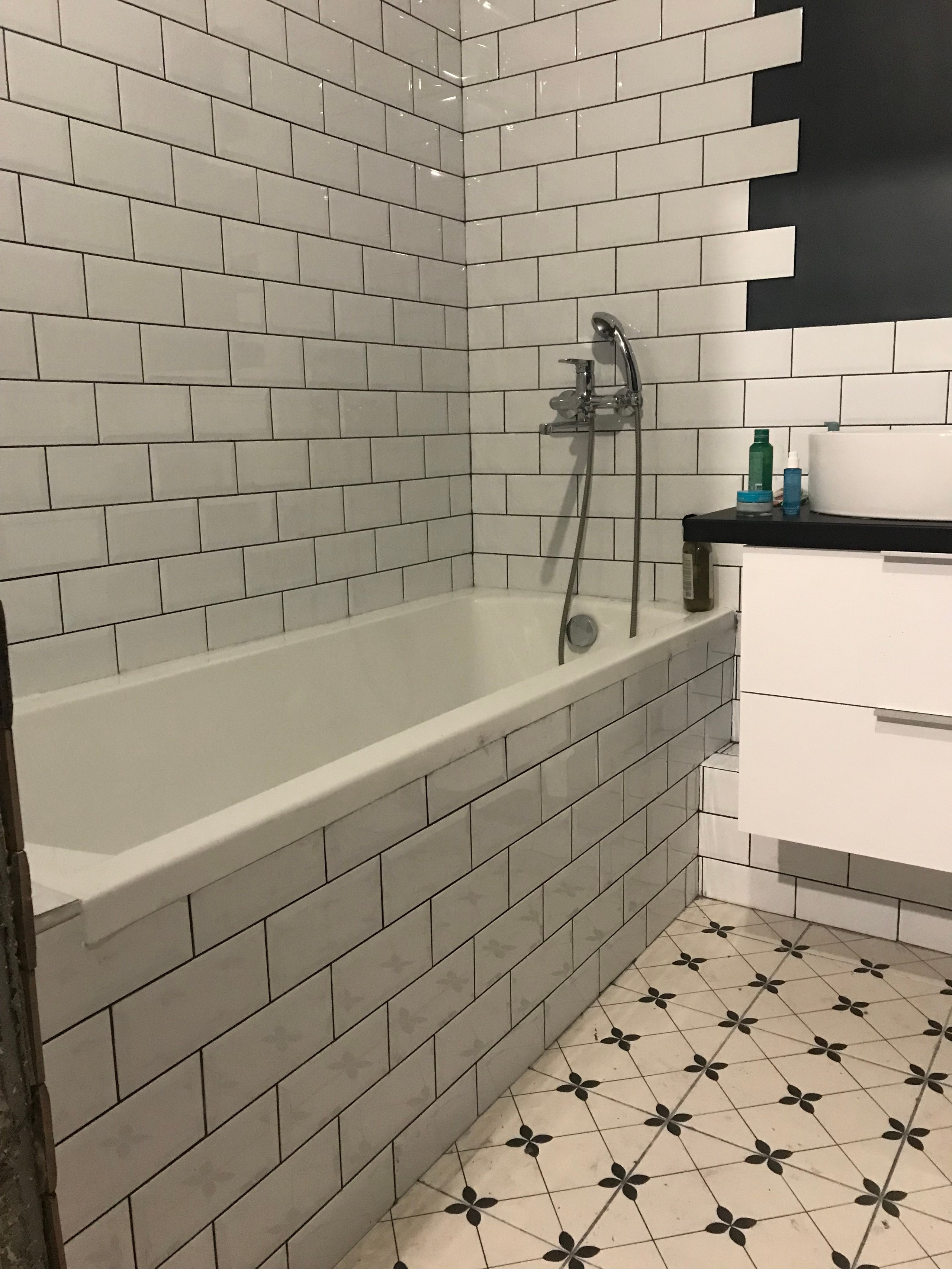 Ванная комната (ул. Вишневского д. 57а). Ремонт санузла, туалета, ванной под ключ в Казани. Укладка плитки